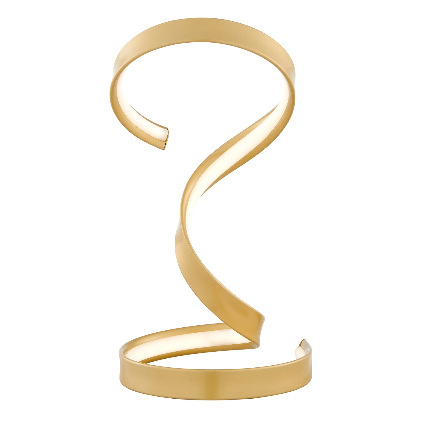 Hamburg Gold Table Lamp // LED Strip & Dimmable Switch - Disselt Designs