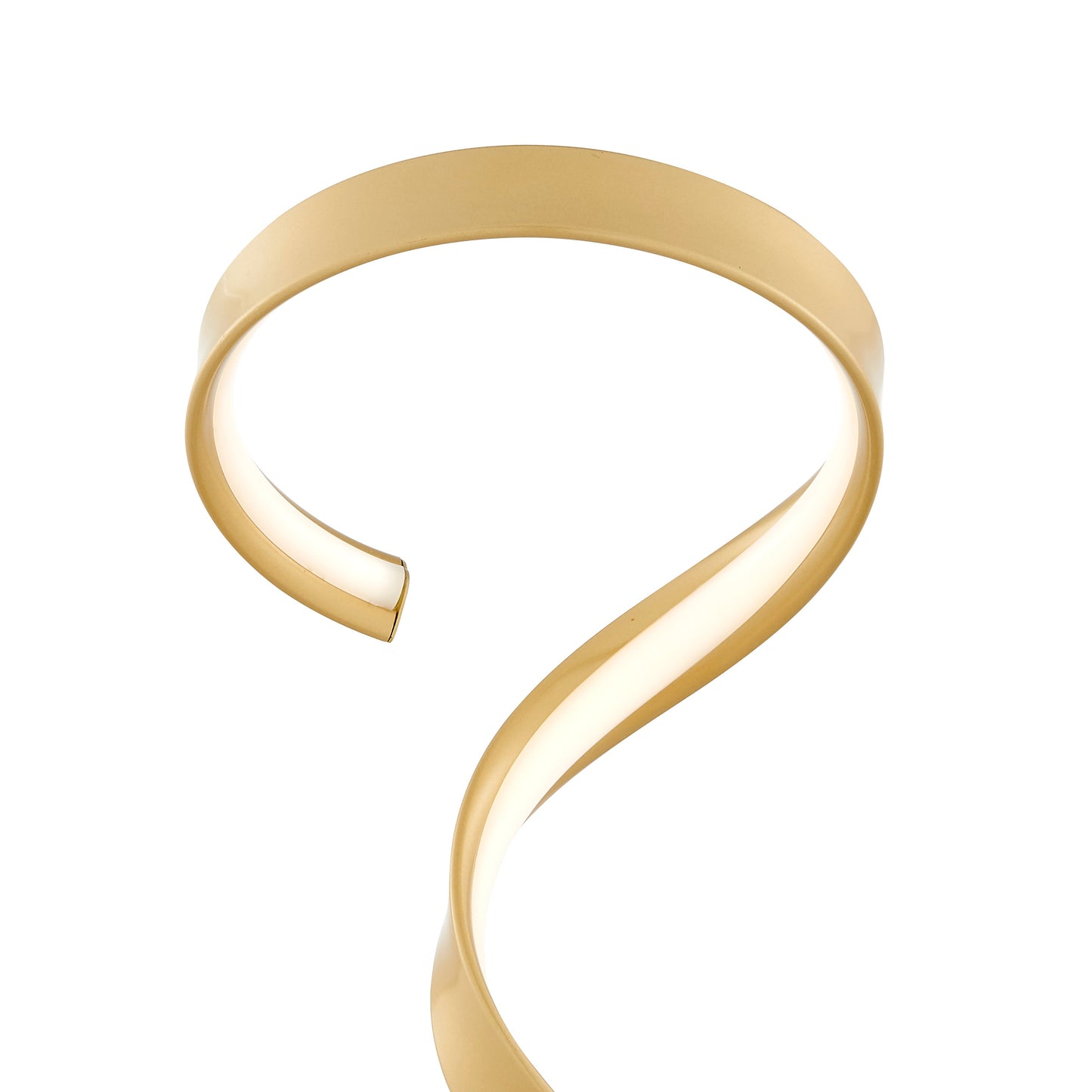 Hamburg Gold Table Lamp // LED Strip & Dimmable Switch - Disselt Designs