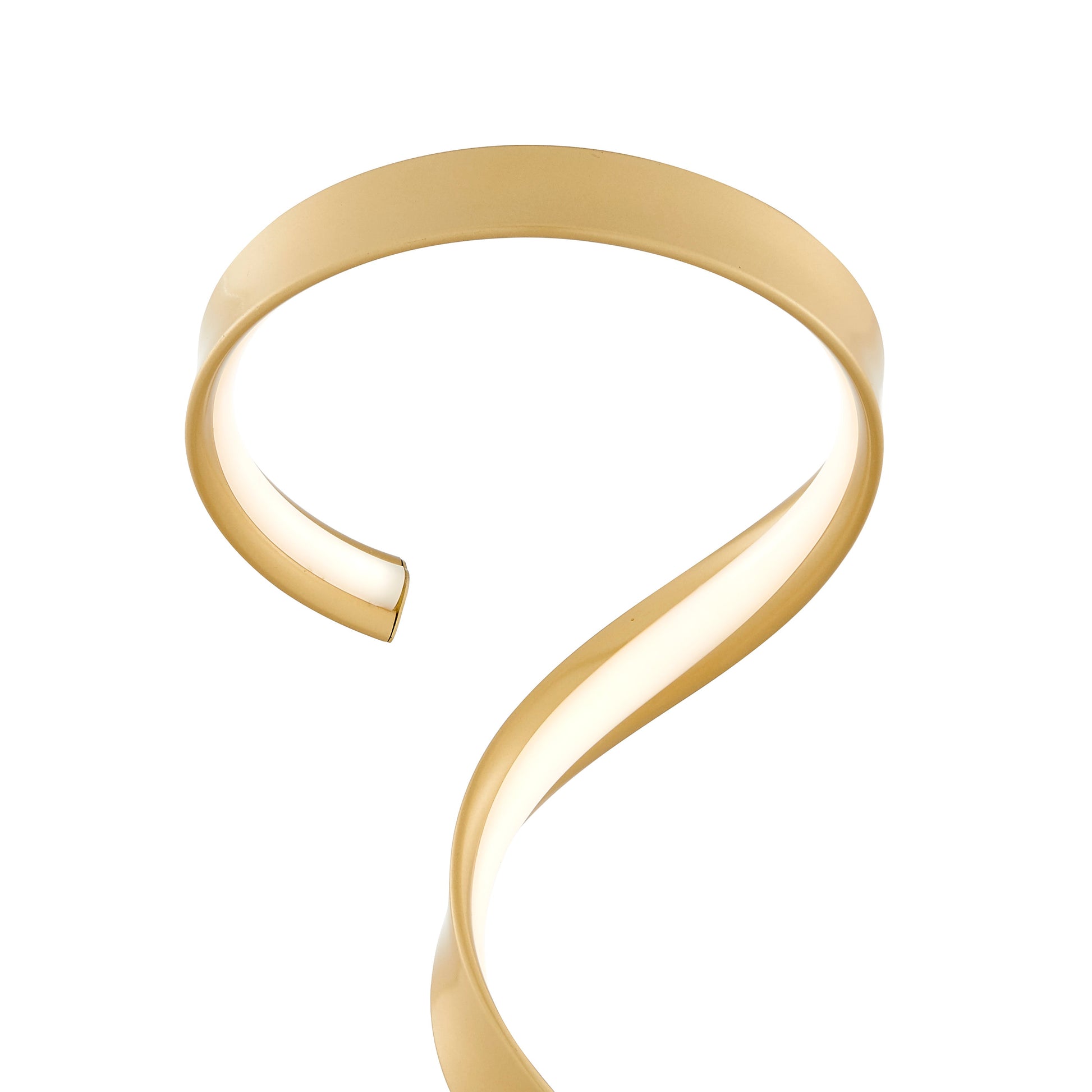 Hamburg Gold Table Lamp // LED Strip & Dimmable Switch - Disselt Designs