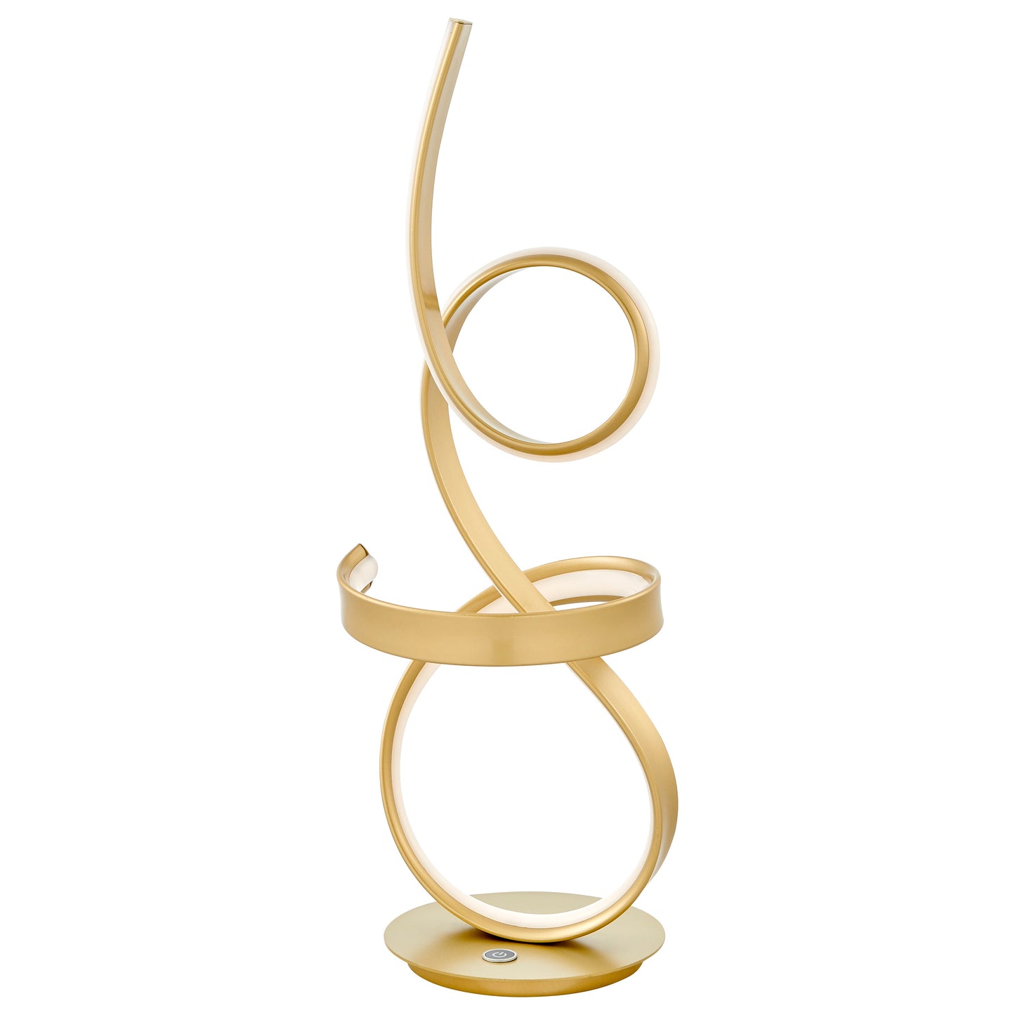 Amsterdam LED with Touch Dimmer Table Lamp // Gold - Disselt Designs