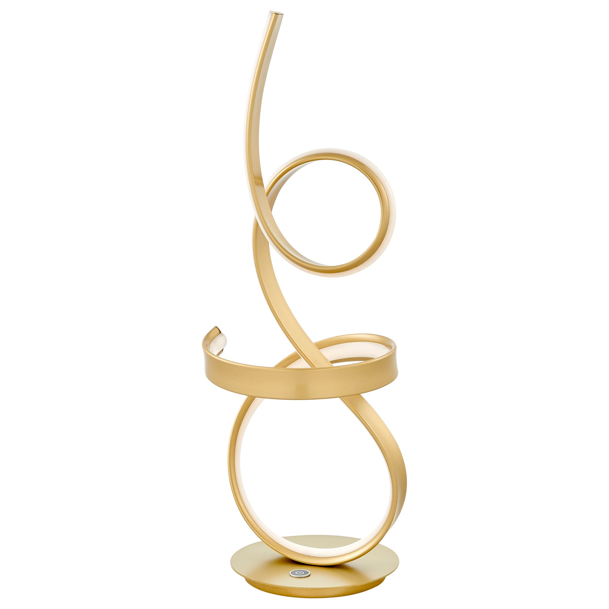 Amsterdam LED with Touch Dimmer Table Lamp // Gold - Disselt Designs