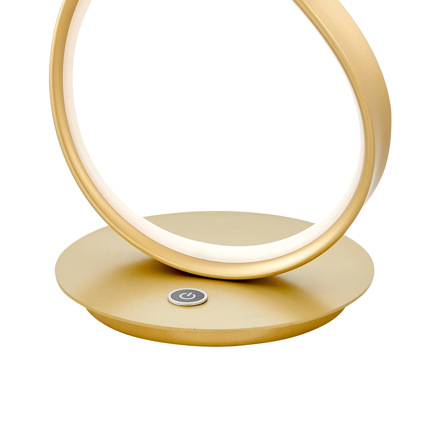 Amsterdam LED with Touch Dimmer Table Lamp // Gold - Disselt Designs