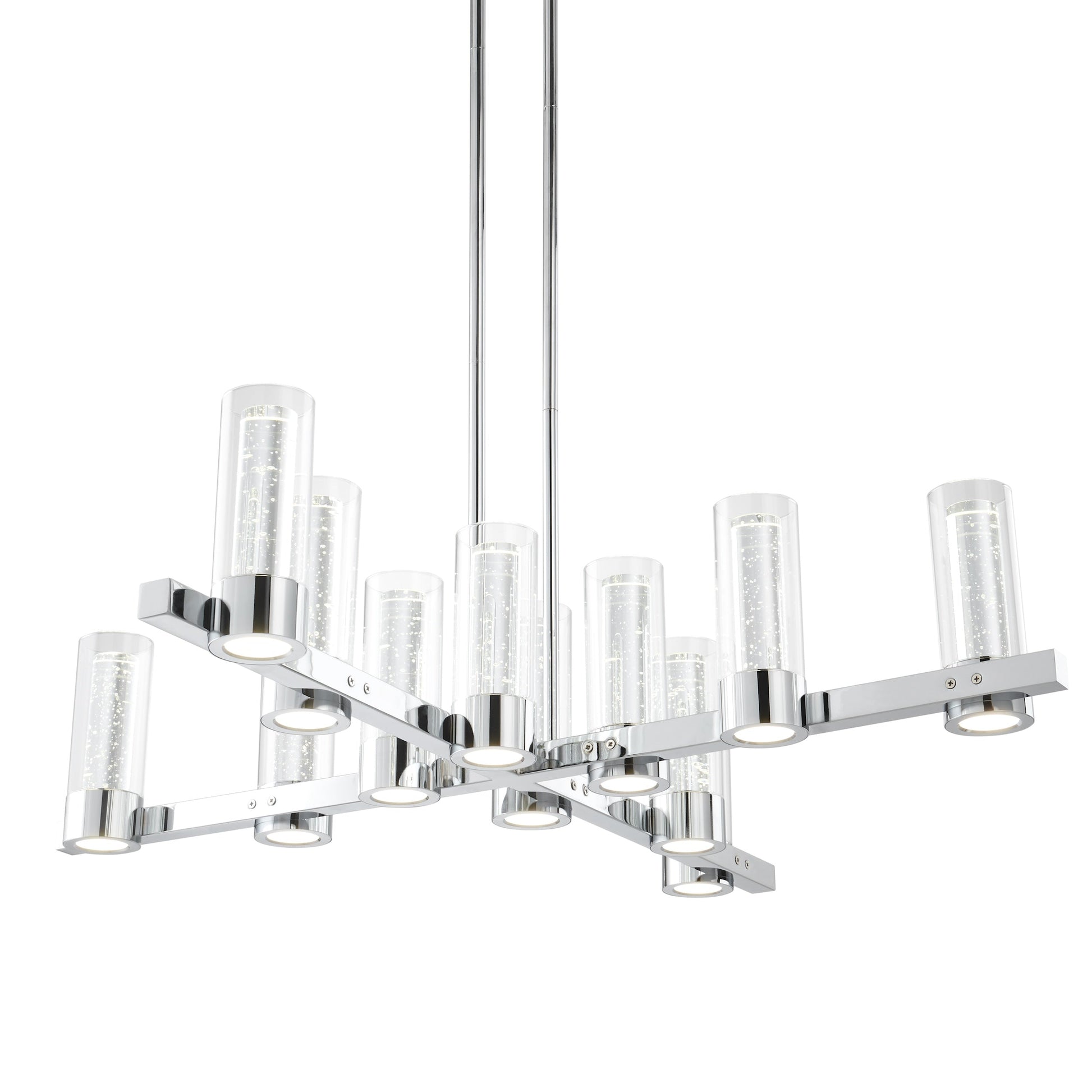 Victory 12 Light Chandelier // Chrome - Disselt Designs