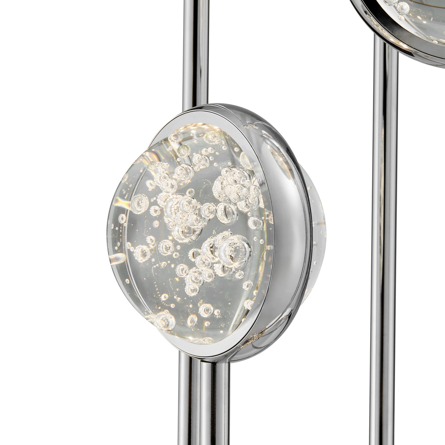 Bubbling Glow Floor Lamp // Chrome - Disselt Designs