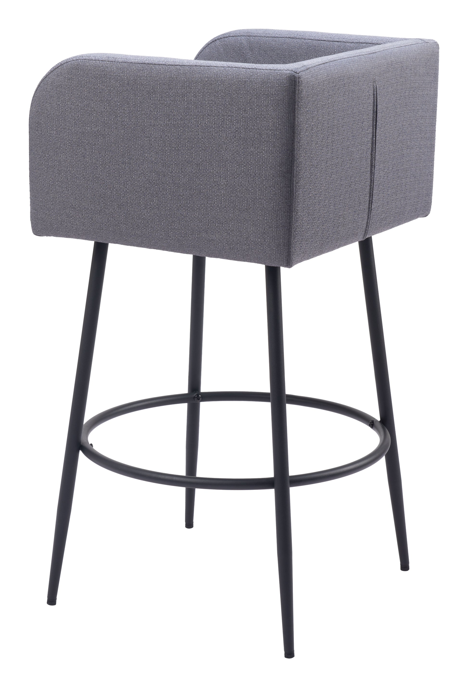 Horbat Barstool (Set of 2) Gray - Disselt Designs
