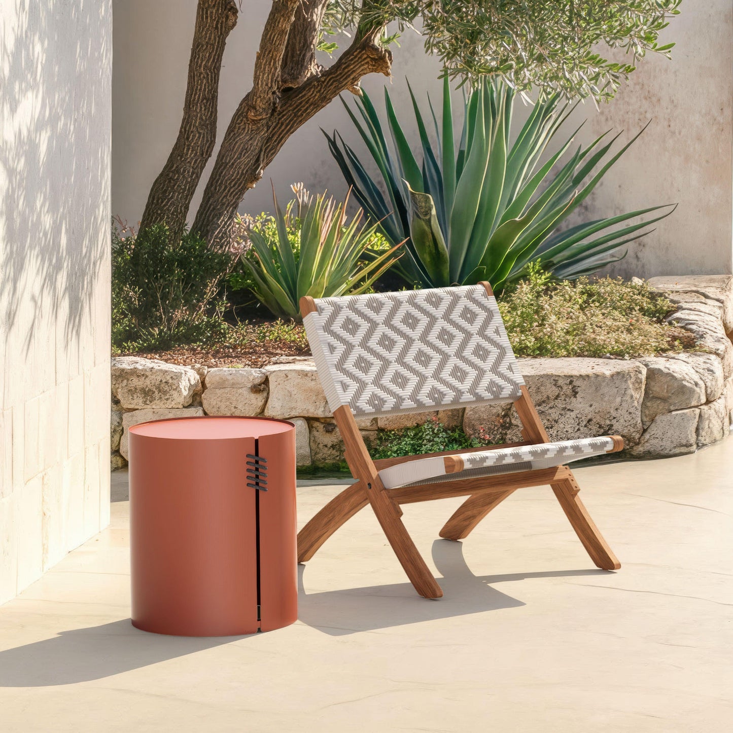 Bayu Side Table Brown - Disselt Designs