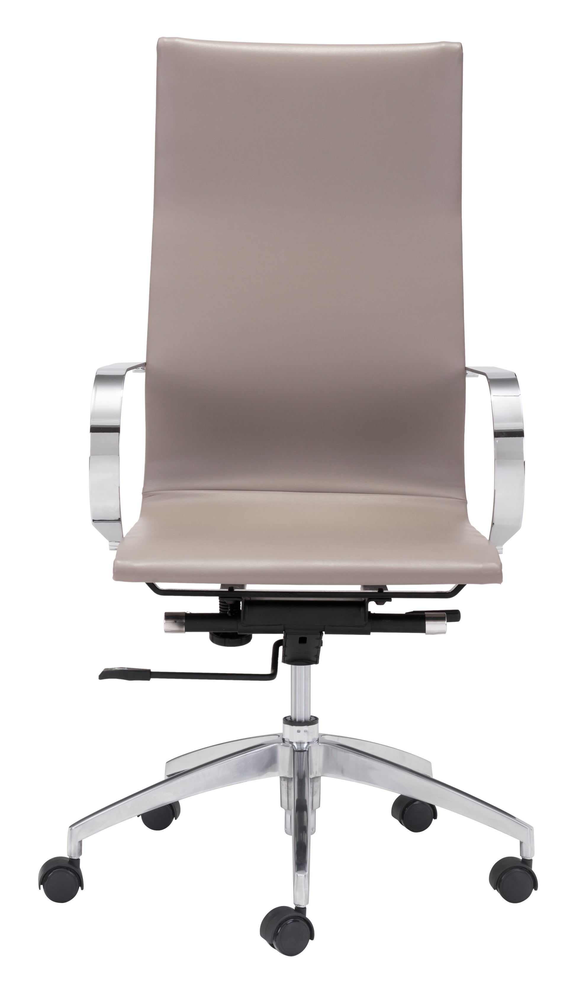 Glider High Back Office Chair Taupe - Disselt Designs