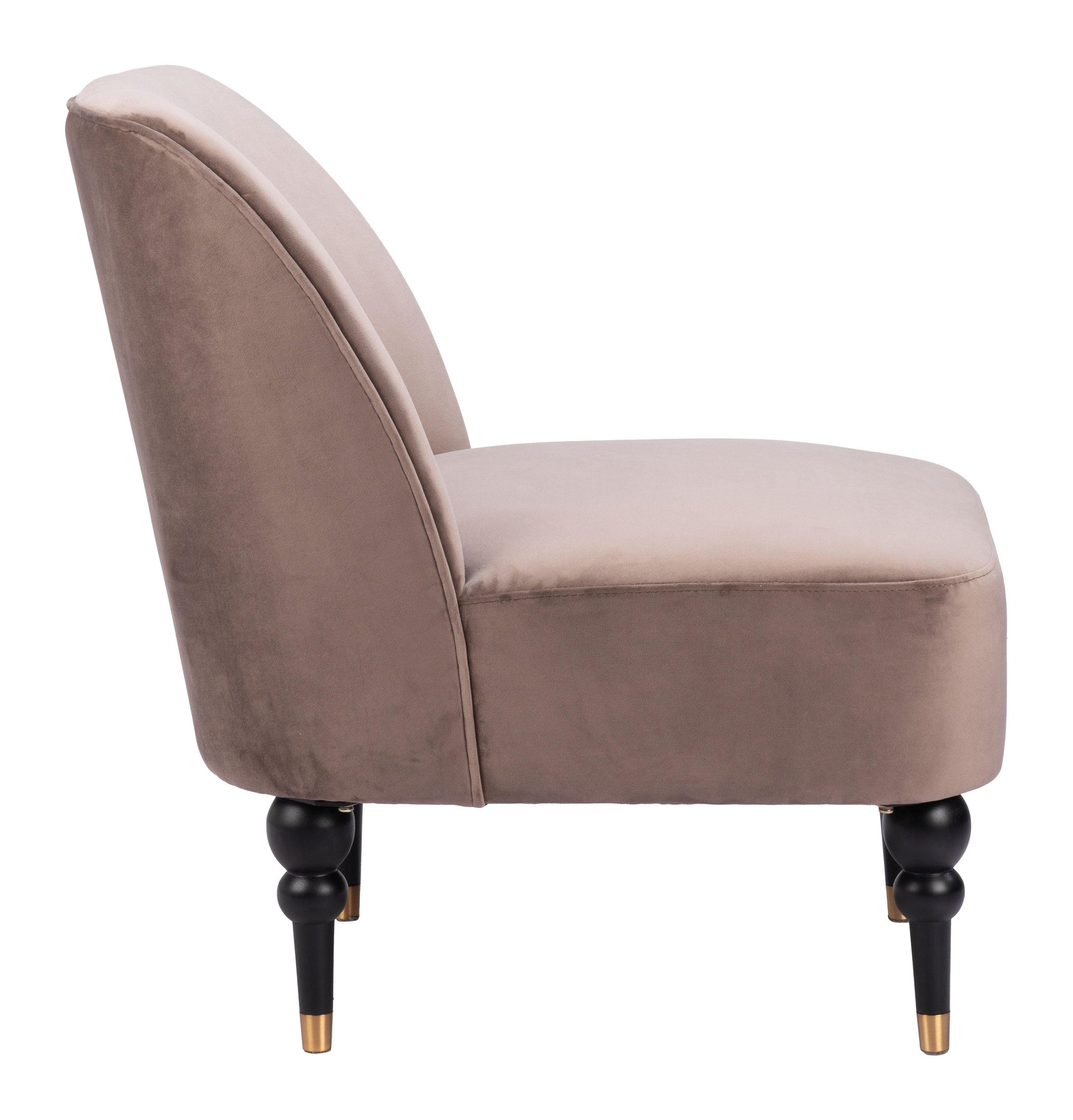 Bintulu Accent Chair Taupe - Disselt Designs