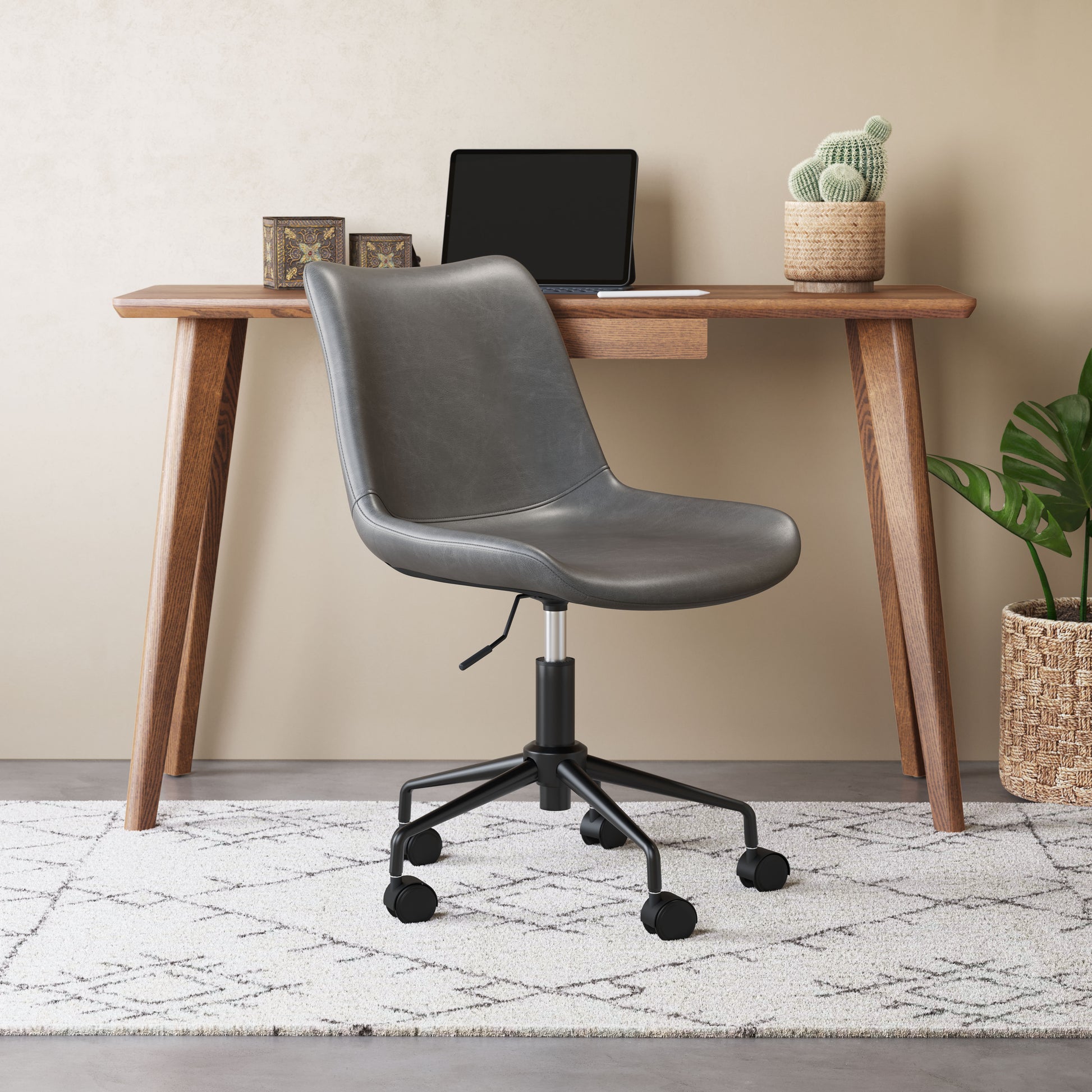 Byron Office Chair Gray - Disselt Designs