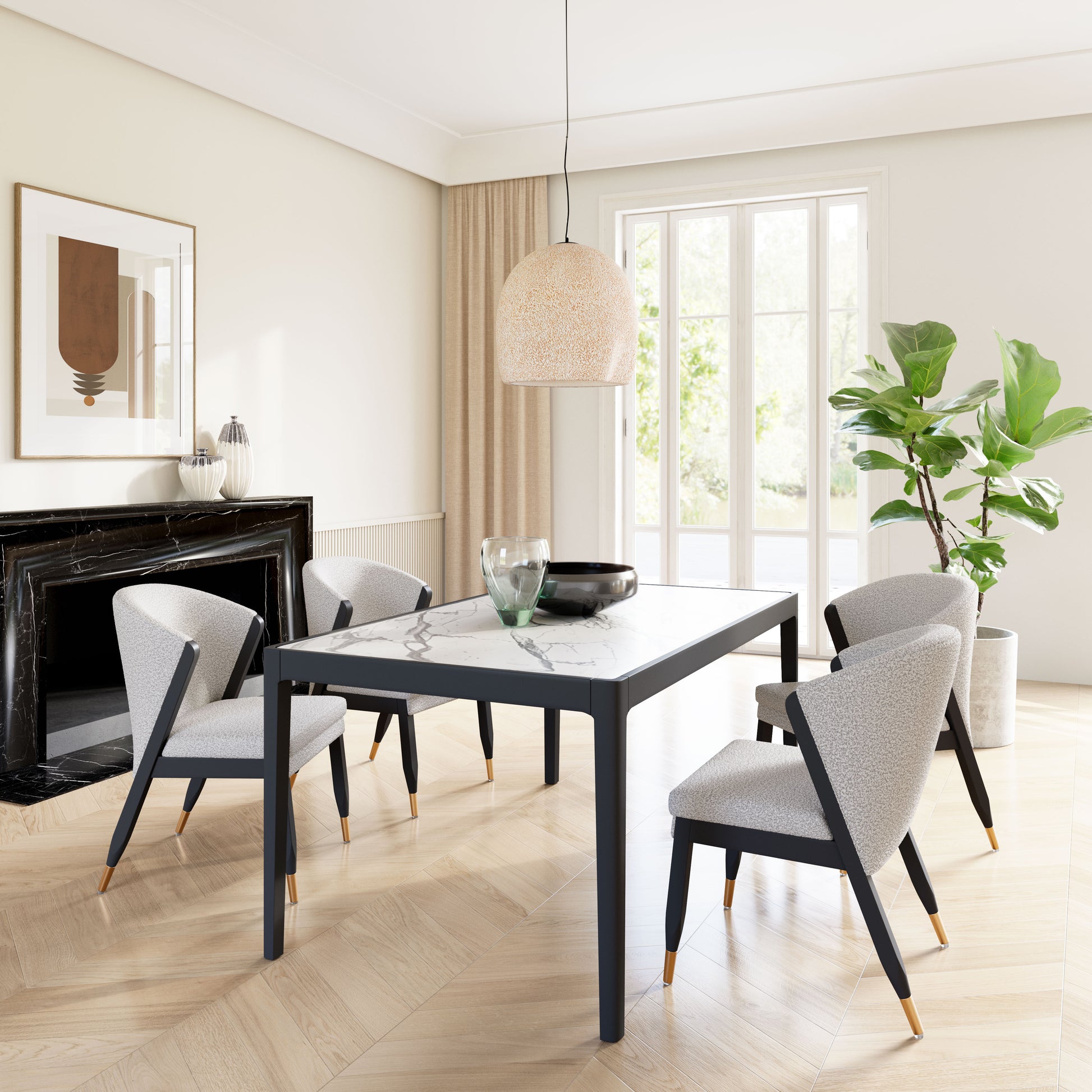 Tokai Dining Table White - Disselt Designs