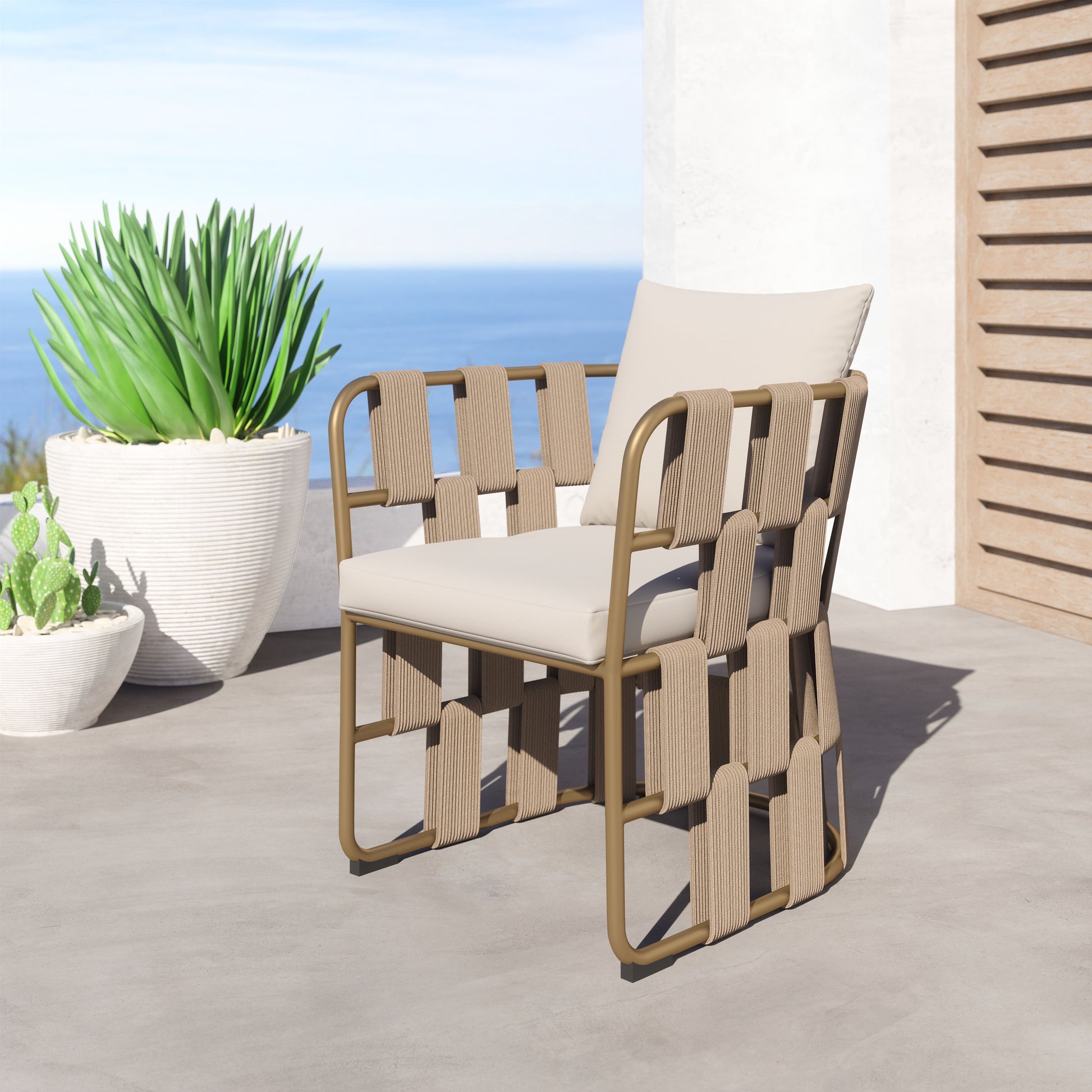 Quadrat Dining Chair White - Disselt Designs