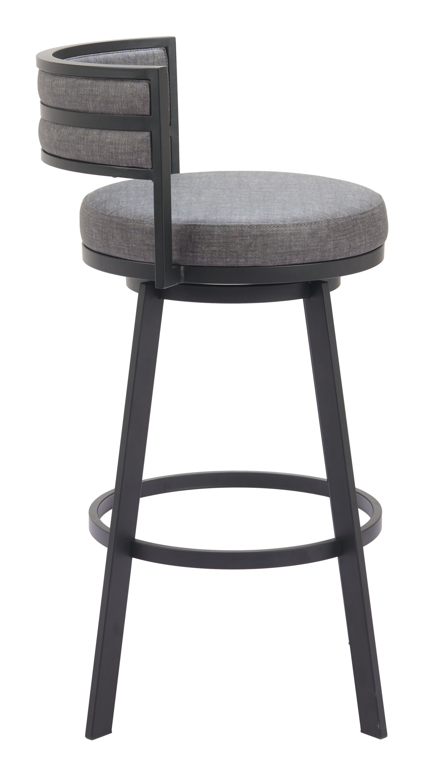 Gimsby Swivel Barstool Gray - Disselt Designs