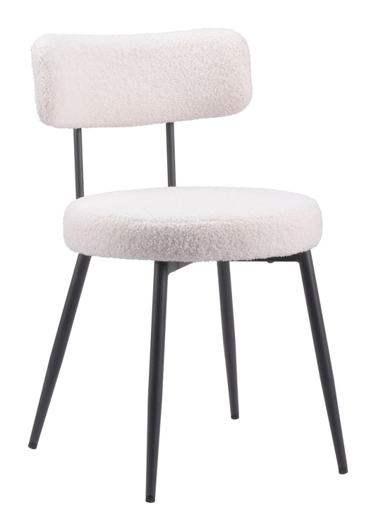 Blanca Dining Chair (Set of 2) Ivory - Disselt Designs