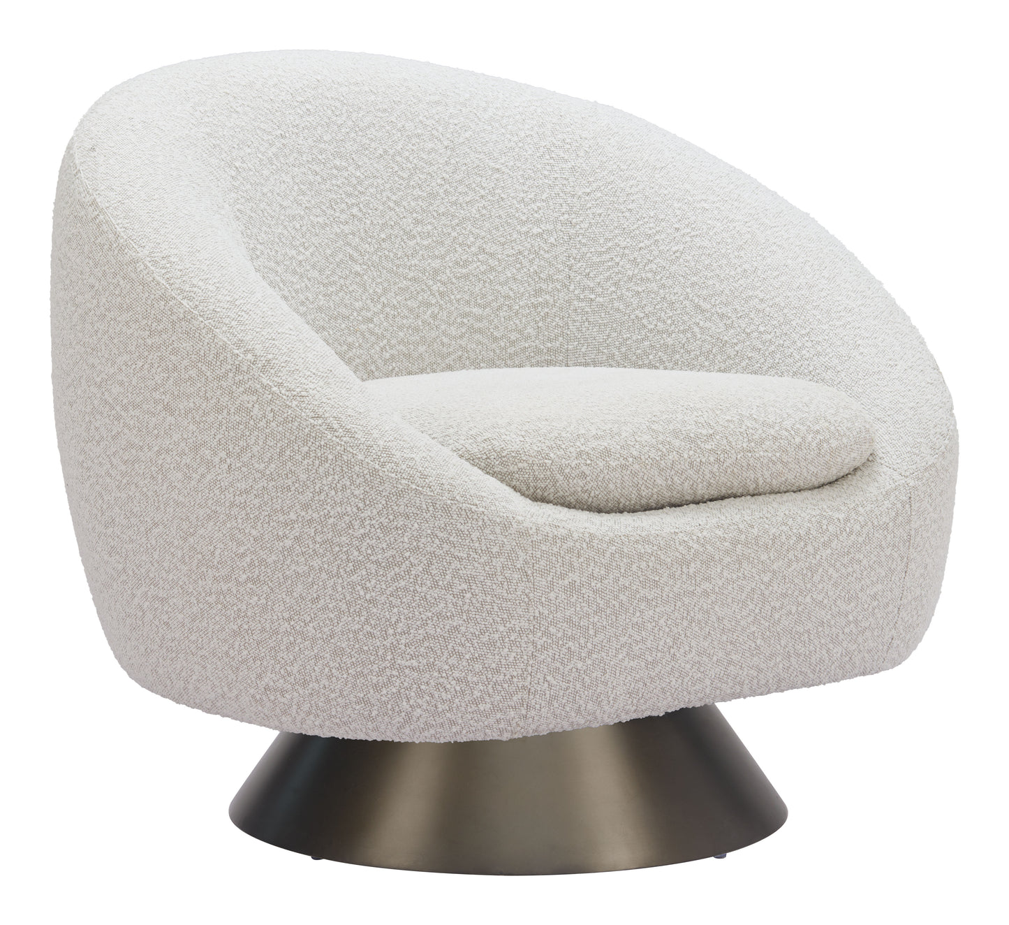 Modan Swivel Chair Misty Gray - Disselt Designs