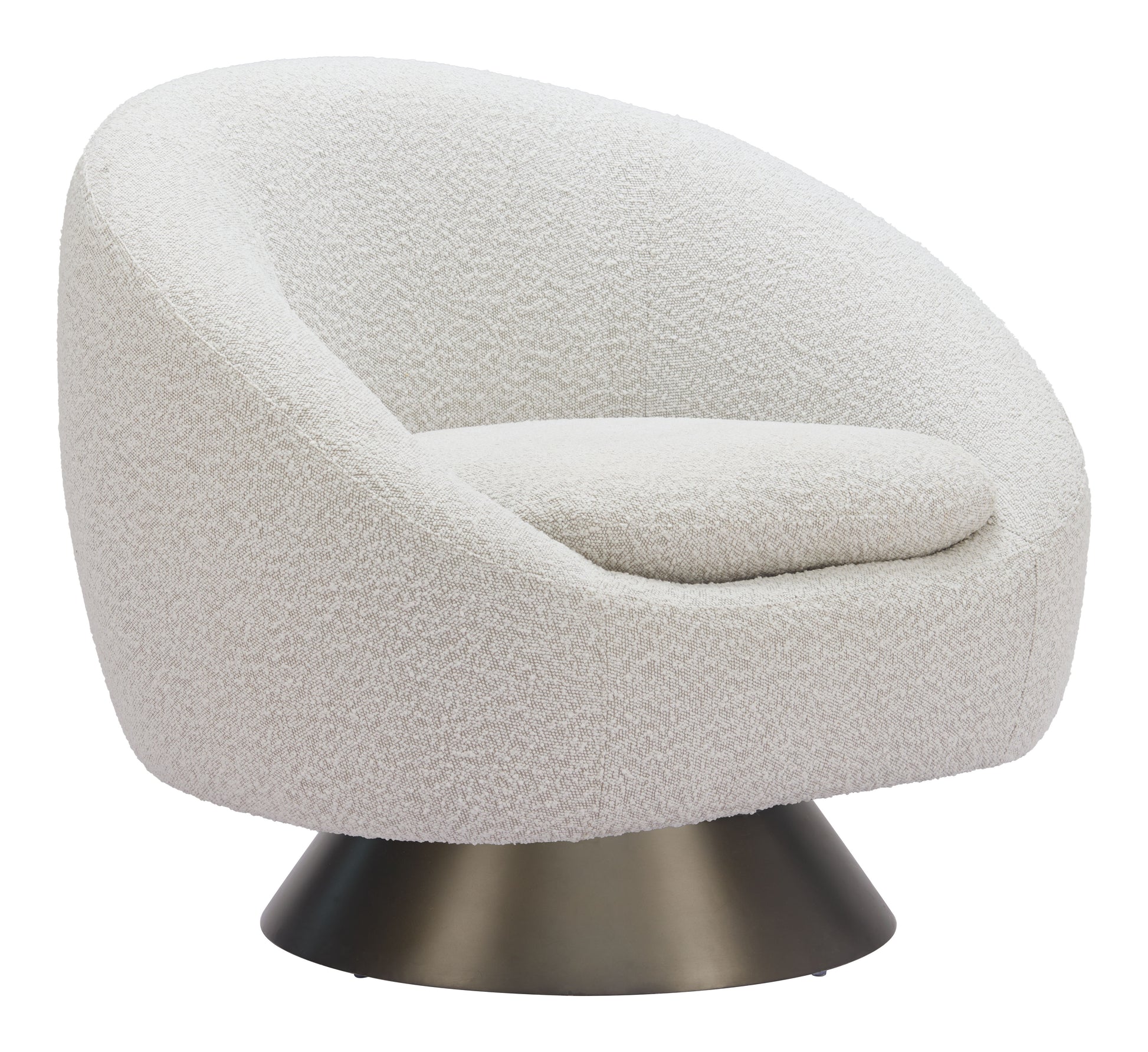 Modan Swivel Chair Misty Gray - Disselt Designs