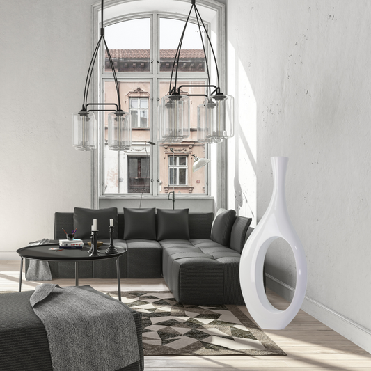 Trombone Vase // Large White - Disselt Designs
