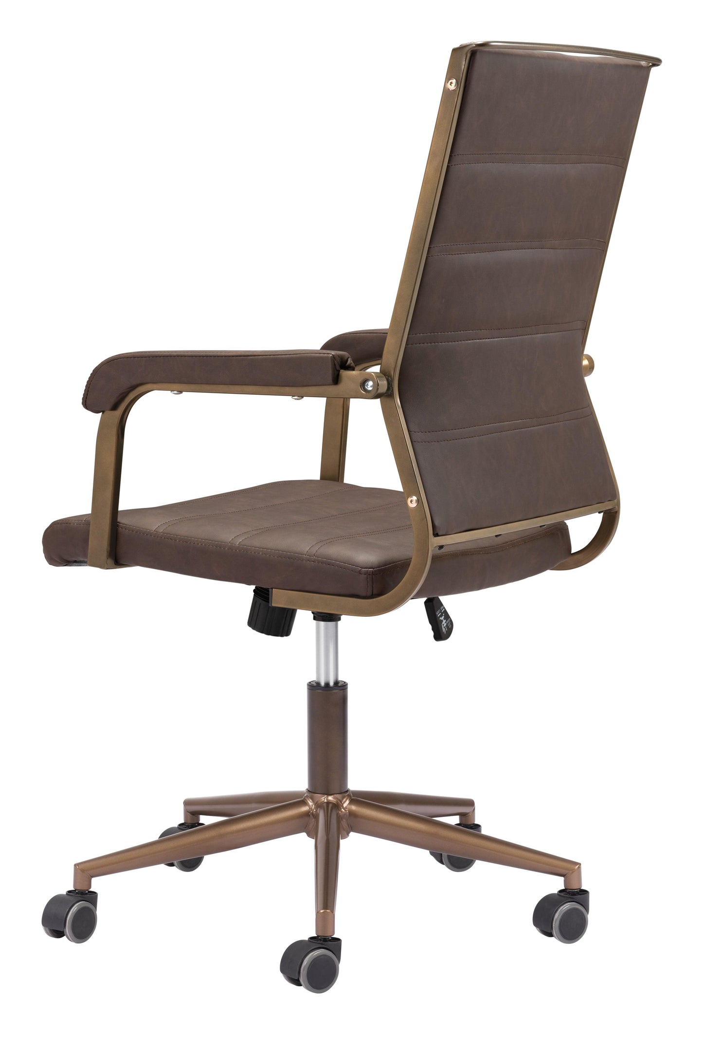 Auction Office Chair Espresso - Disselt Designs