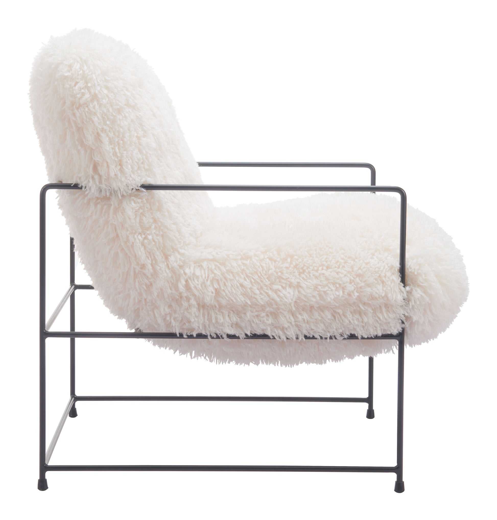Pelut Accent Chair White - Disselt Designs