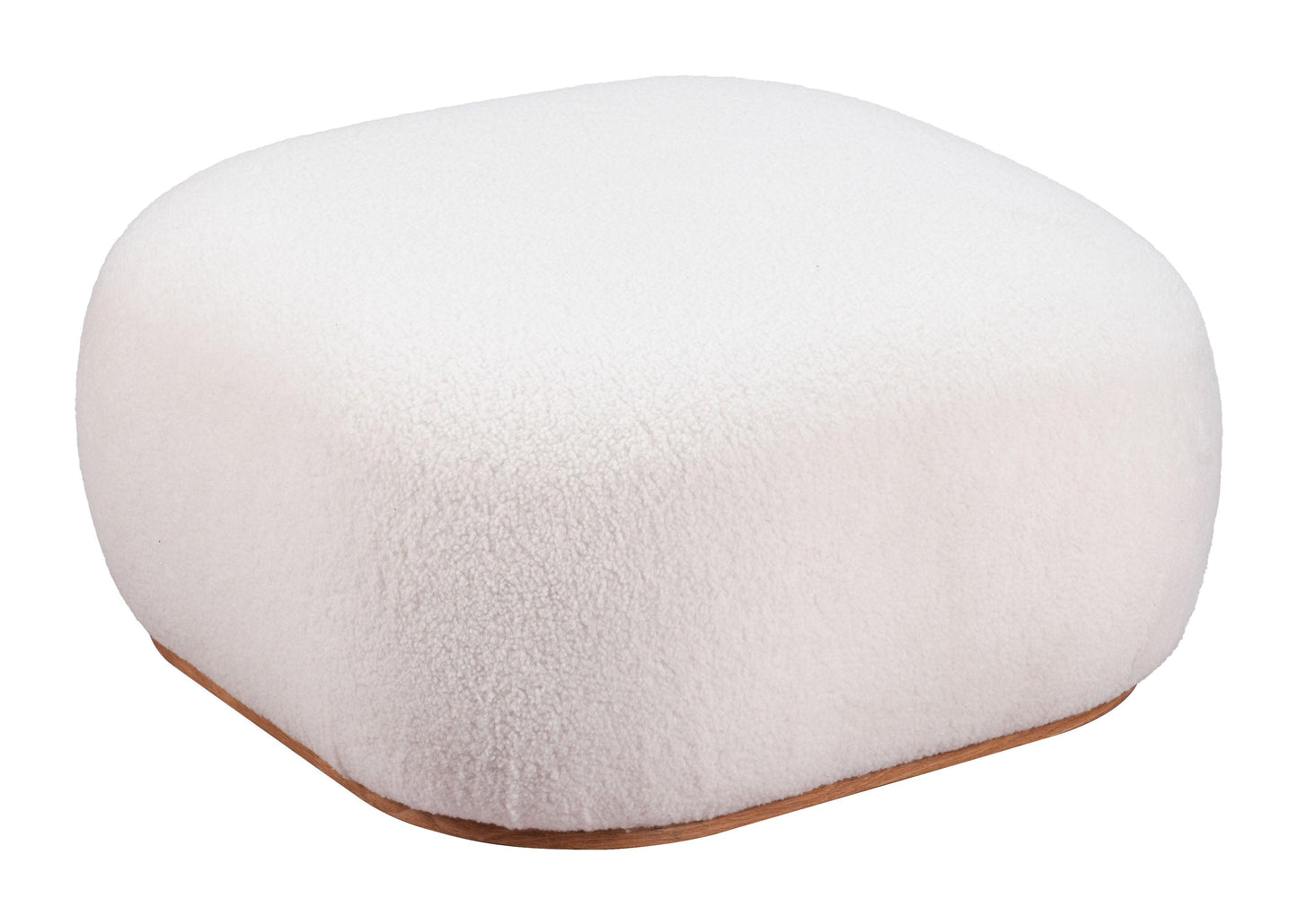 Azua Ottoman Cream - Disselt Designs