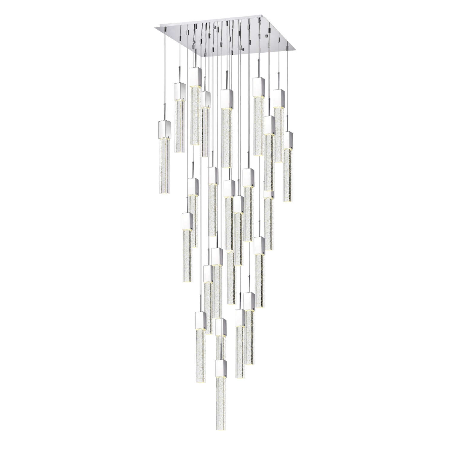 Rectangular Crystal Chandelier // XL 25 Light - Disselt Designs
