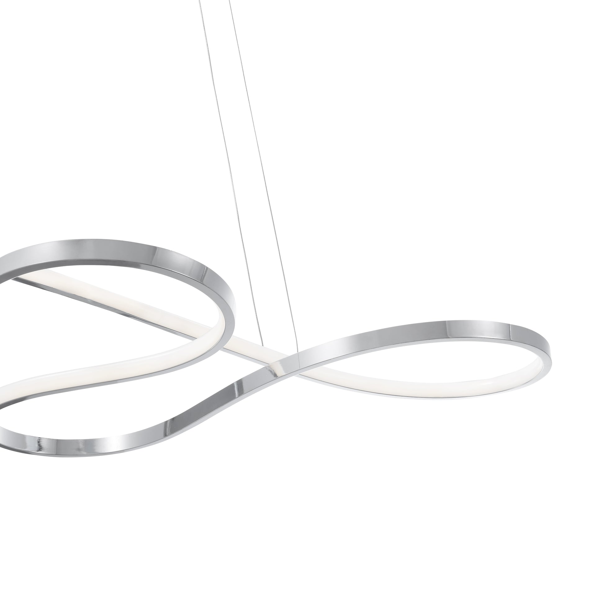 Shanghai LED Adjustable Chandelier // Chrome - Disselt Designs