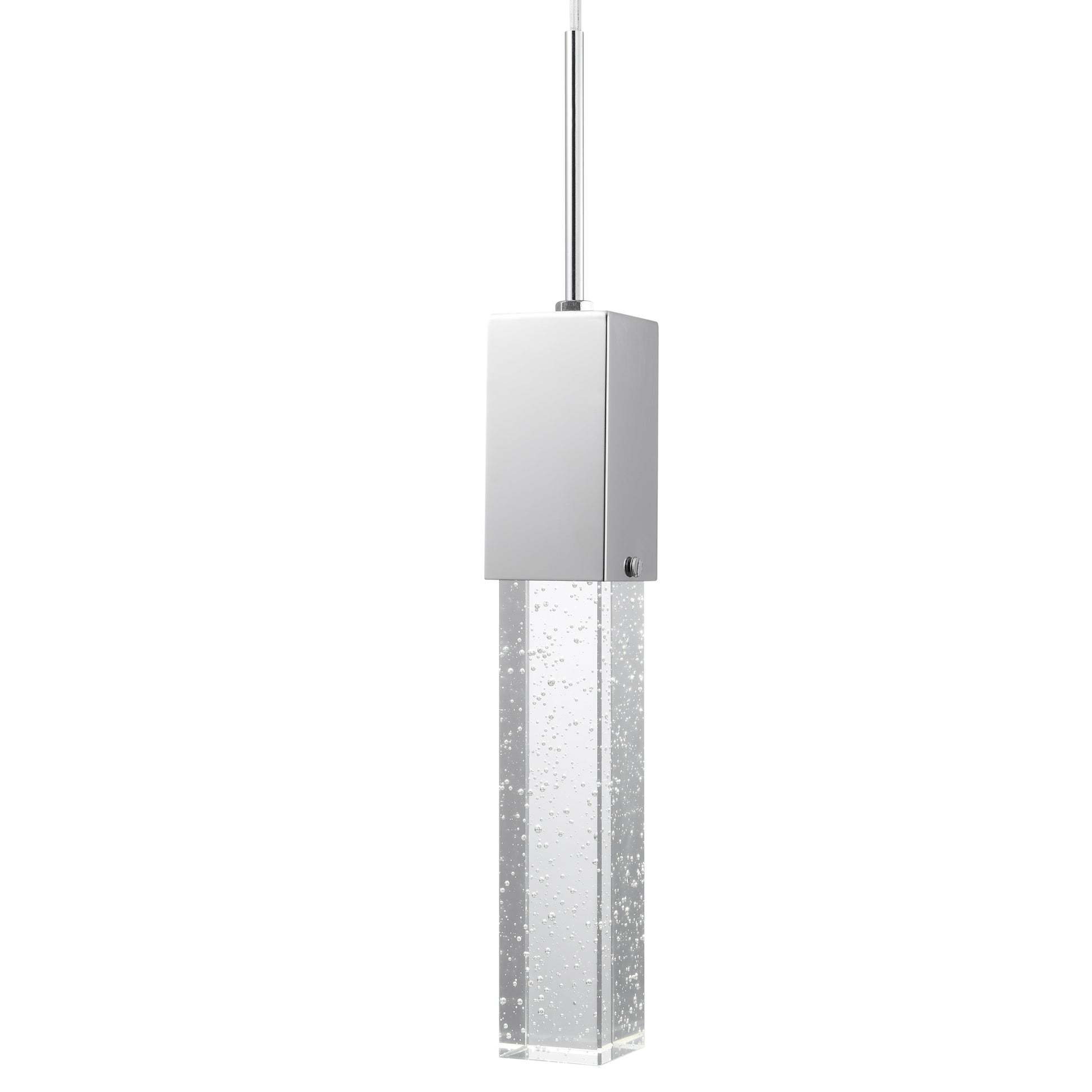 Rectangular Crystal Pendant // 1 Light - Disselt Designs