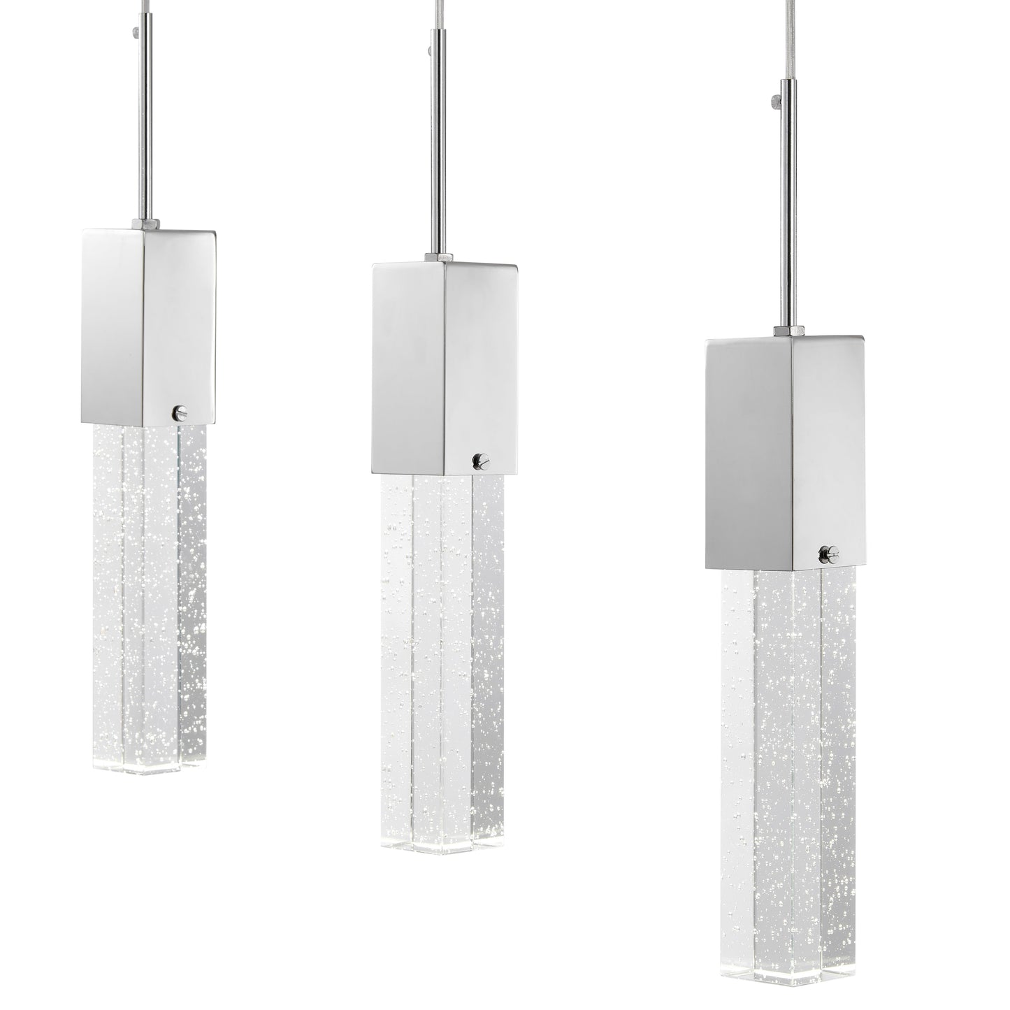 Rectangular Crystal Chandelier // 5 Light - Disselt Designs