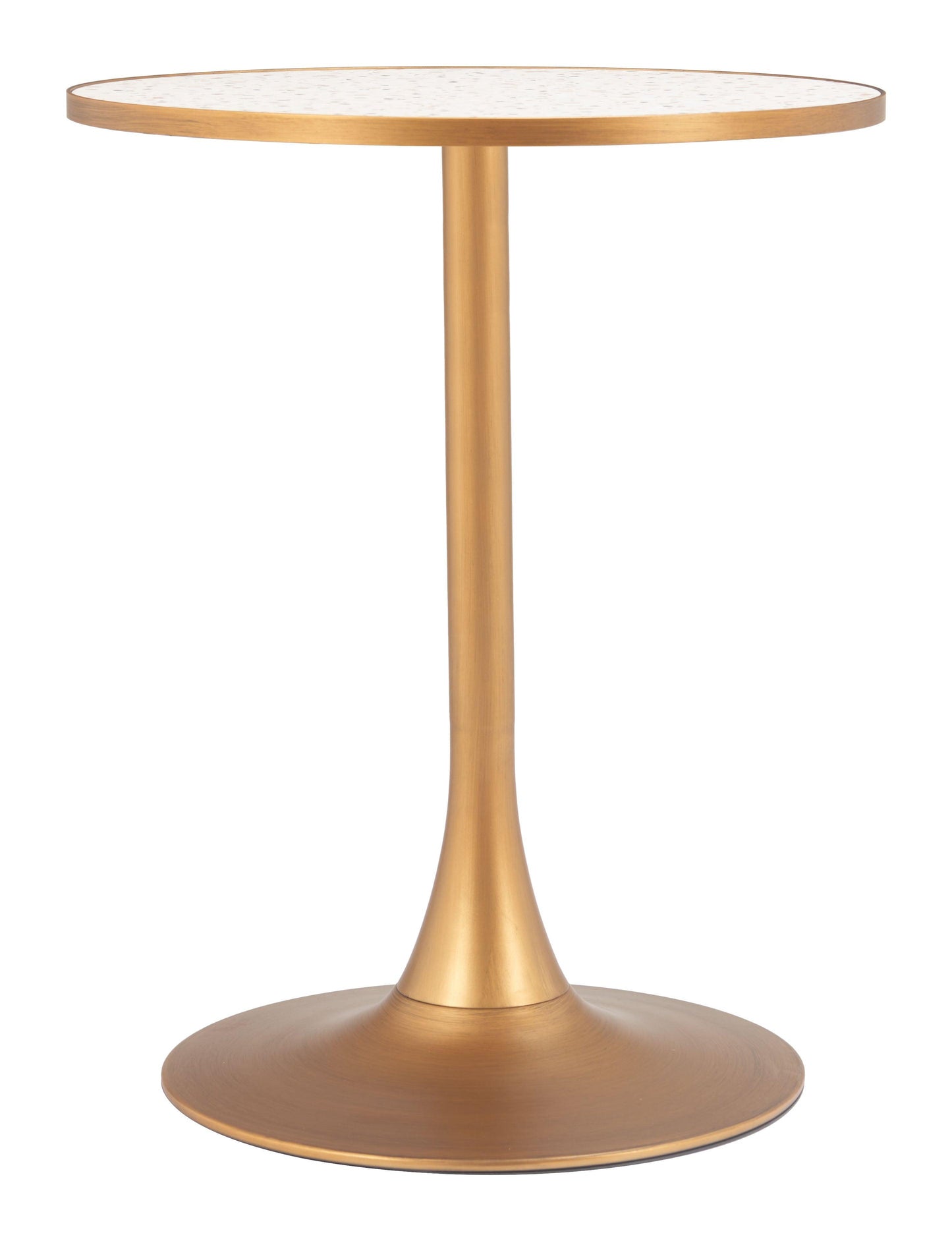 Bite Bistro Table Beige & Gold - Disselt Designs