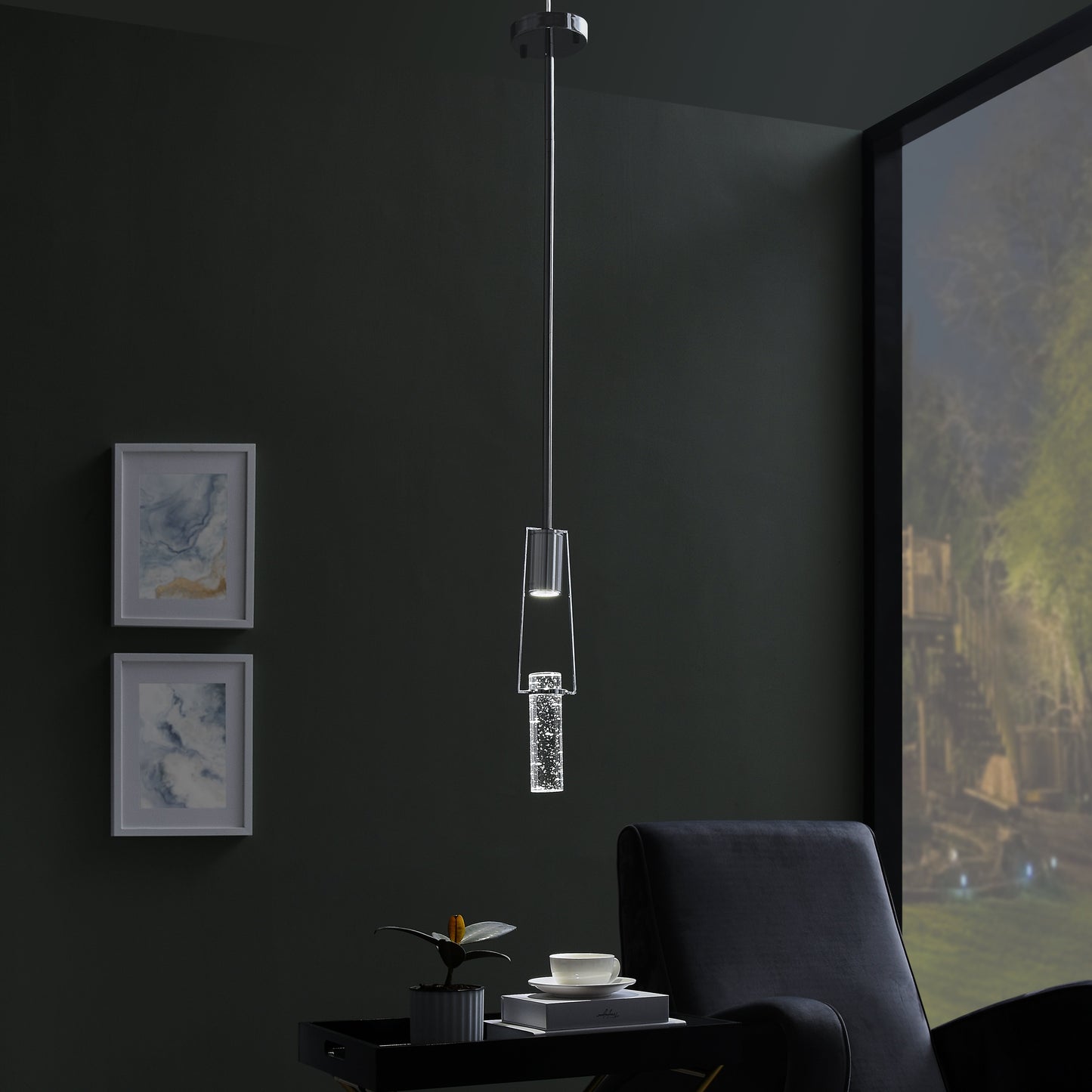 Harmony Single Pendant // Chrome - Disselt Designs