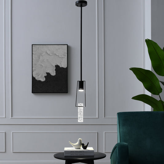 Harmony Single Pendant // Matte Black - Disselt Designs