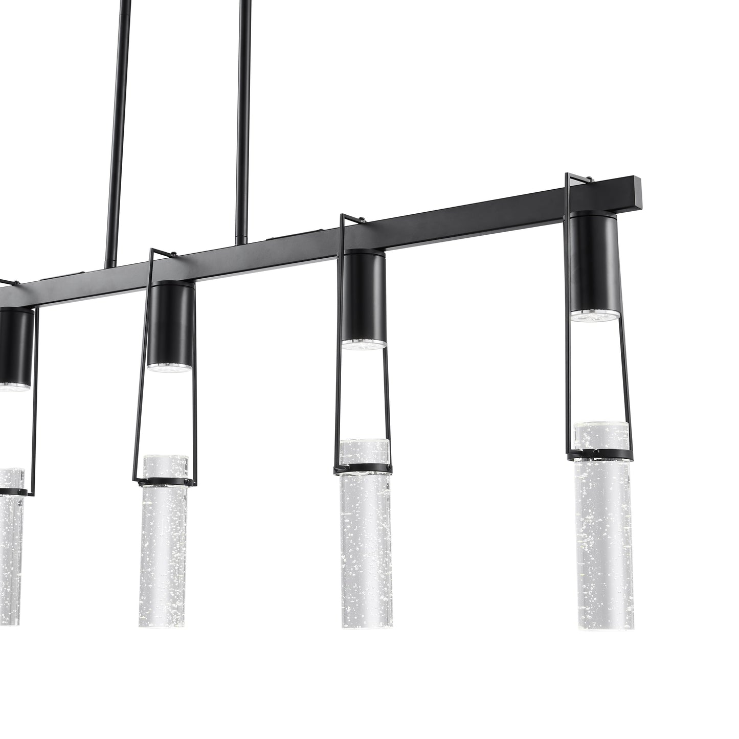 Harmony 5 Light Chandelier // Matte Black - Disselt Designs