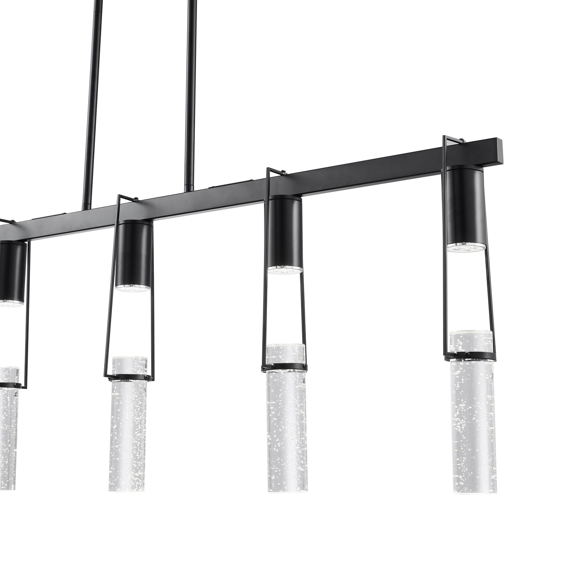 Harmony 5 Light Chandelier // Matte Black - Disselt Designs