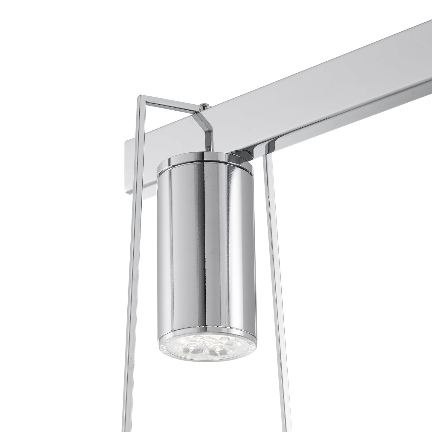 Harmony 3 Light Chandelier // Chrome - Disselt Designs