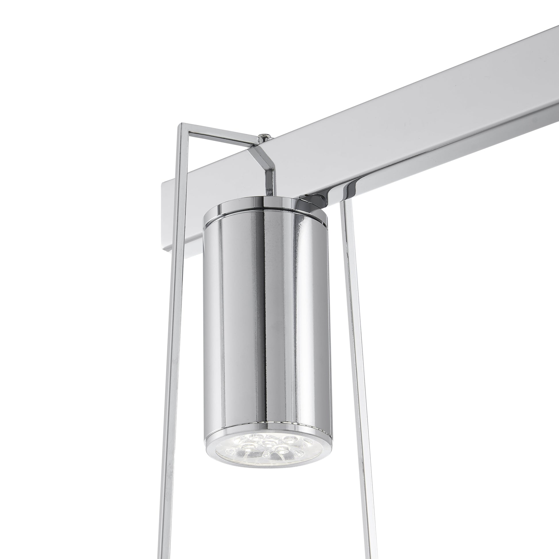 Harmony 3 Light Chandelier // Chrome - Disselt Designs