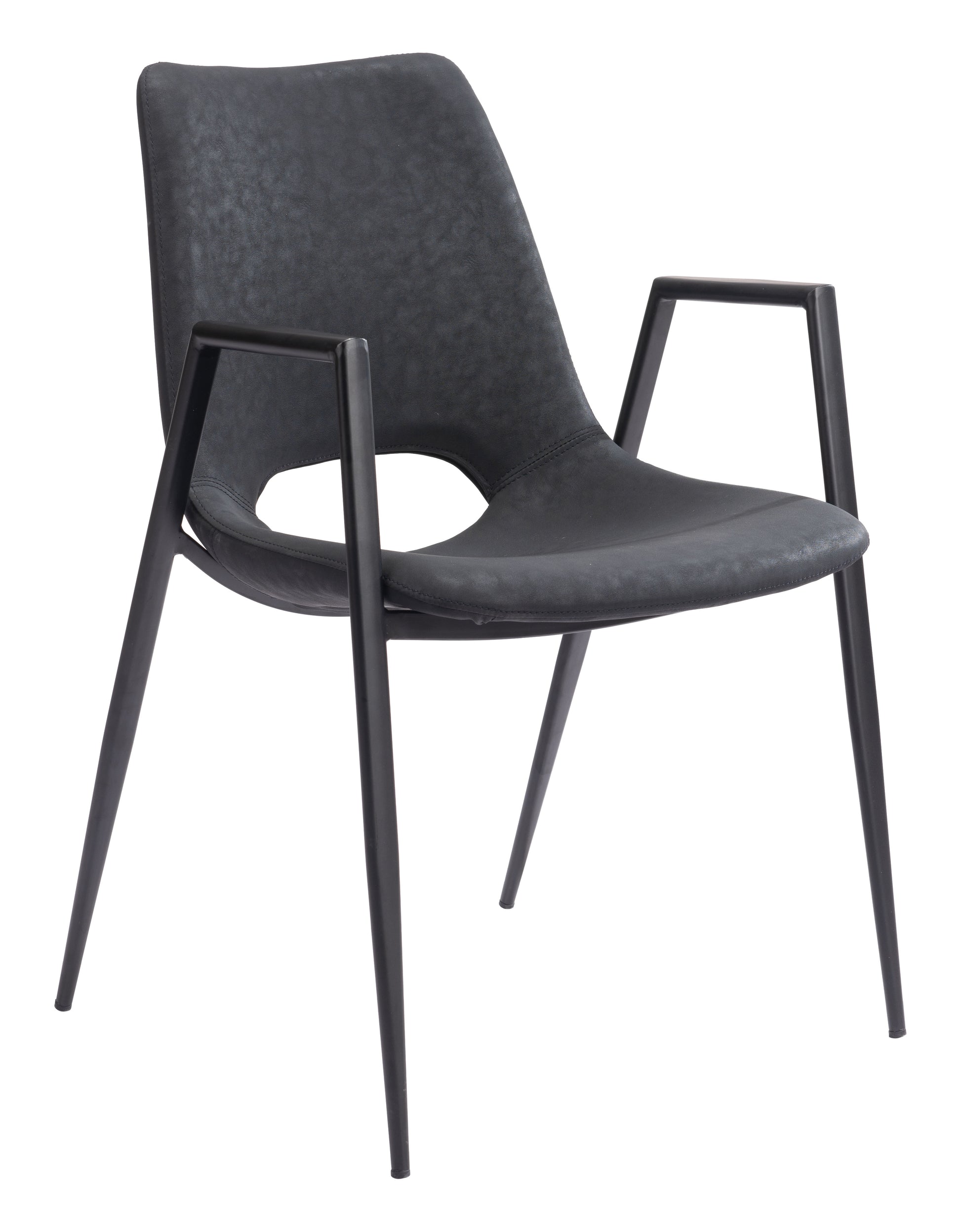 Desi Dining Chair (Set of 2) Black - Disselt Designs