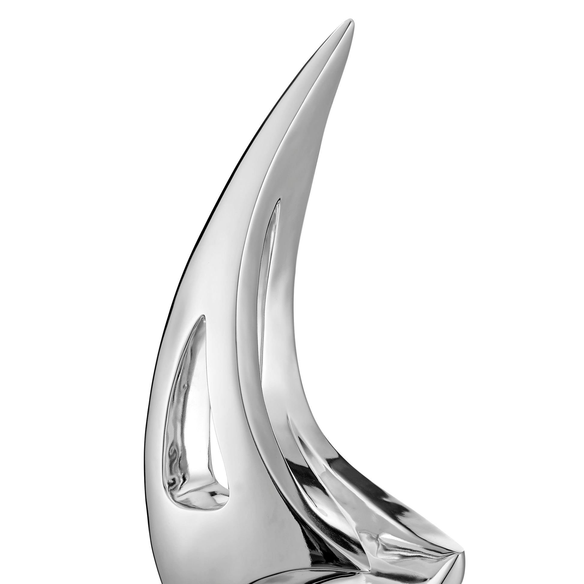 Sail Table Top Small Sculpture // Chrome - Disselt Designs