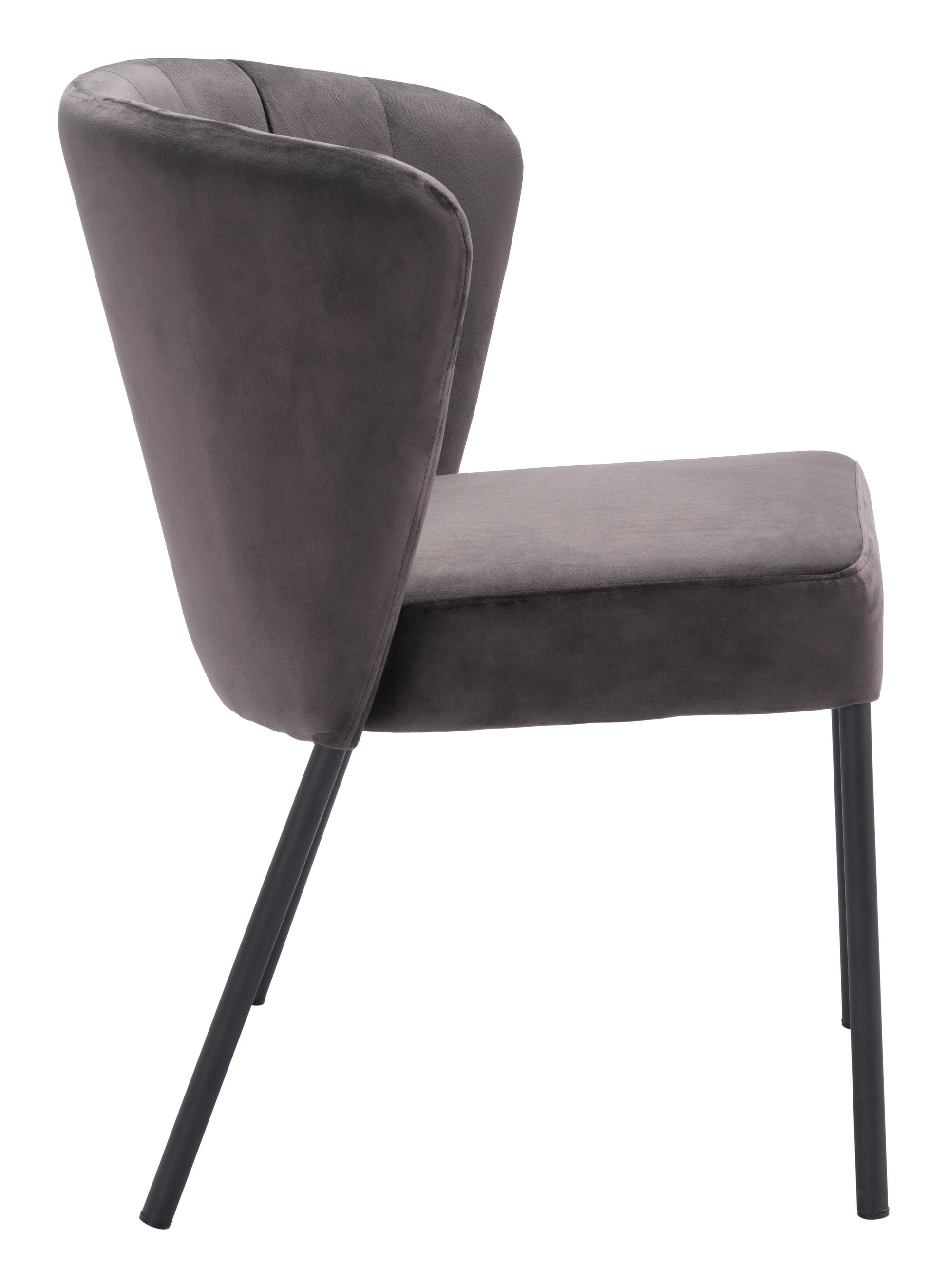 Aimee Dining Chair (Set of 2) Gray - Disselt Designs