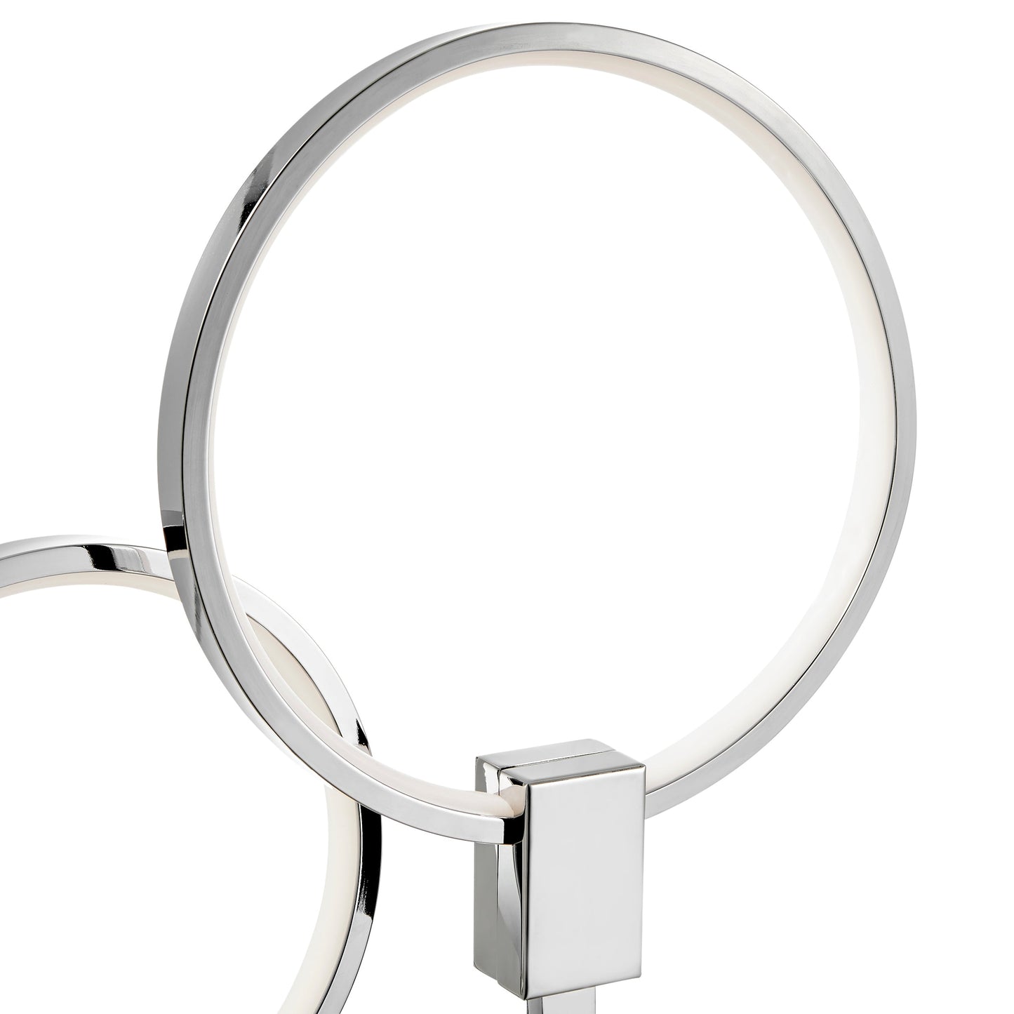 Hong Kong LED Tall Table Lamp // Chrome - Disselt Designs