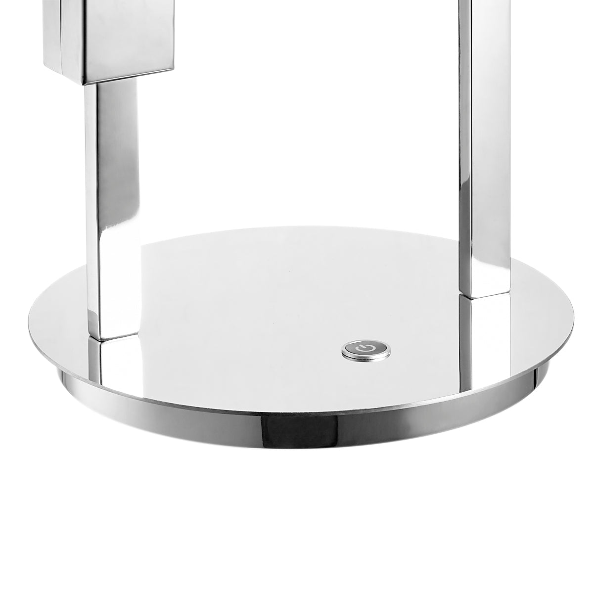 Hong Kong LED Tall Table Lamp // Chrome - Disselt Designs