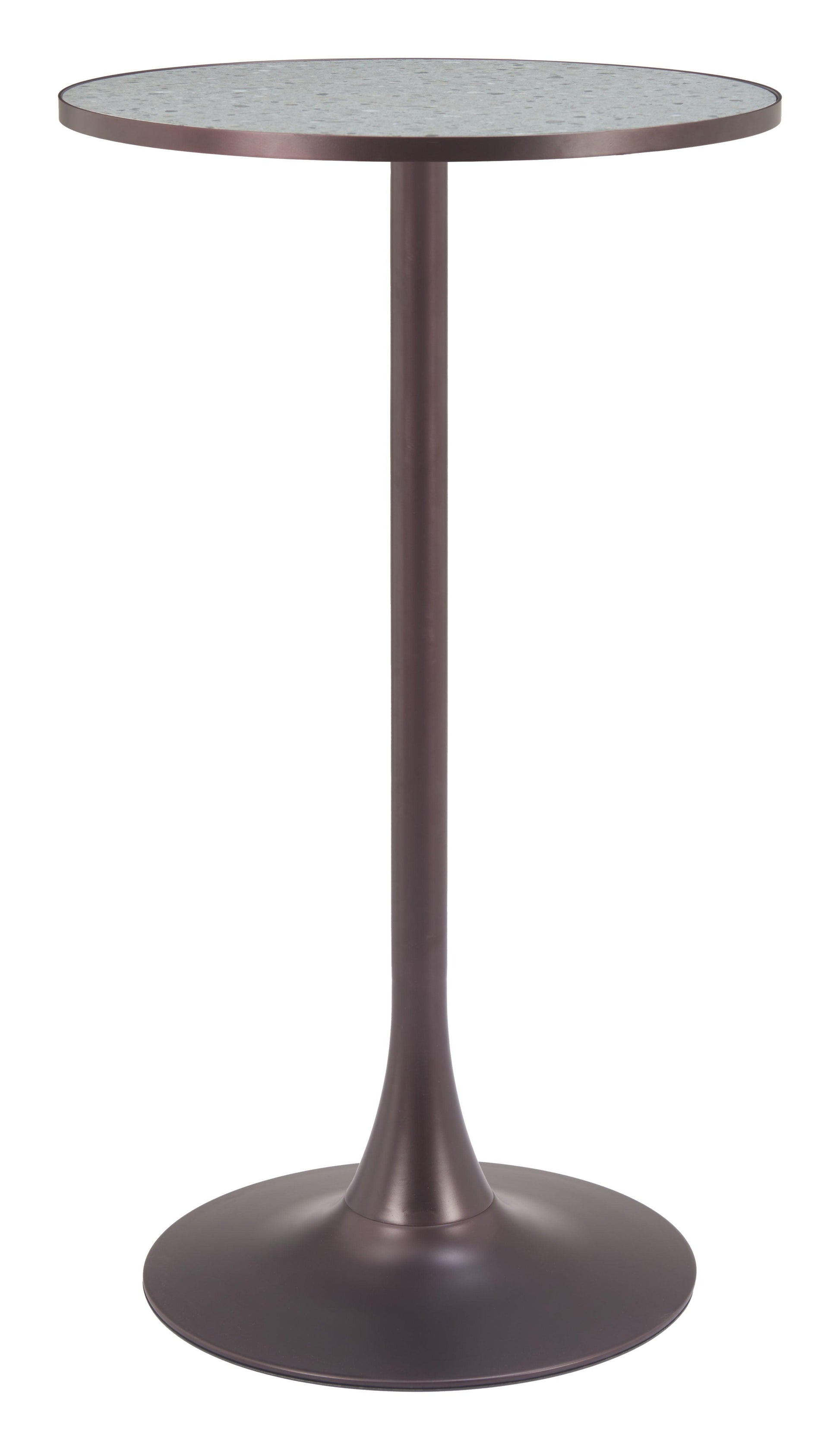Bite Bar Table Gray & Bronze - Disselt Designs