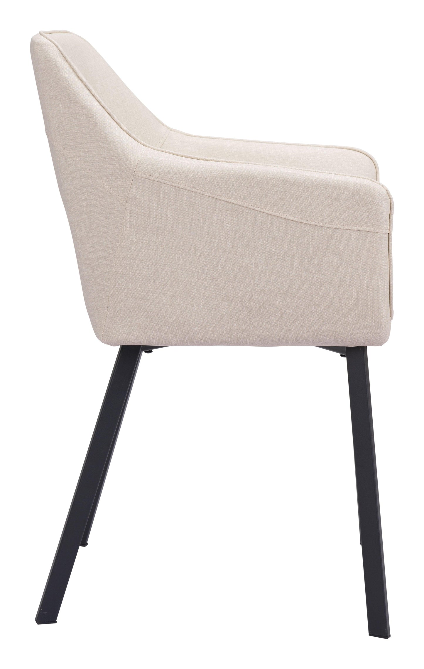 Adage Dining Chair (Set of 2) Beige - Disselt Designs