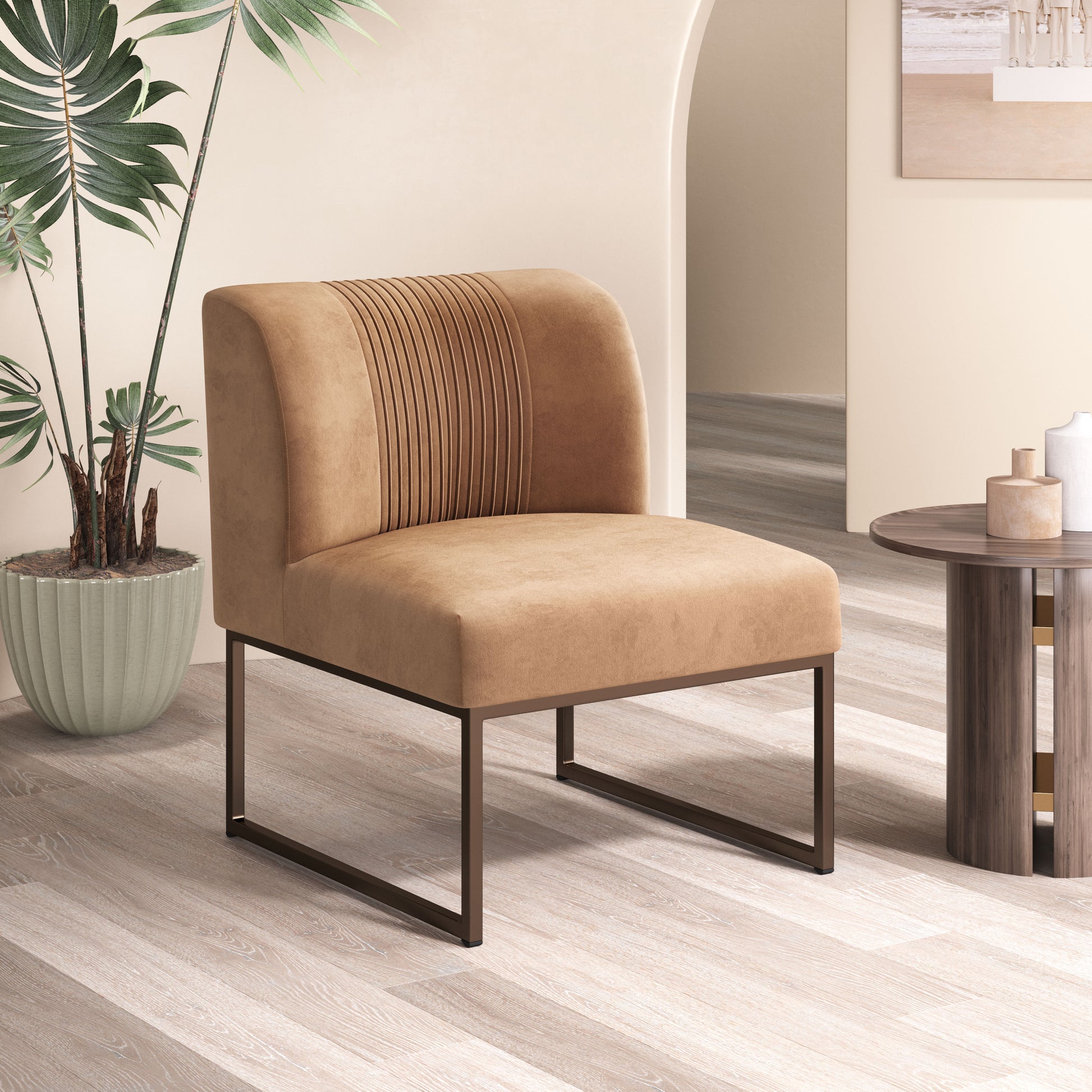 Sante Fe Accent Chair Brown - Disselt Designs