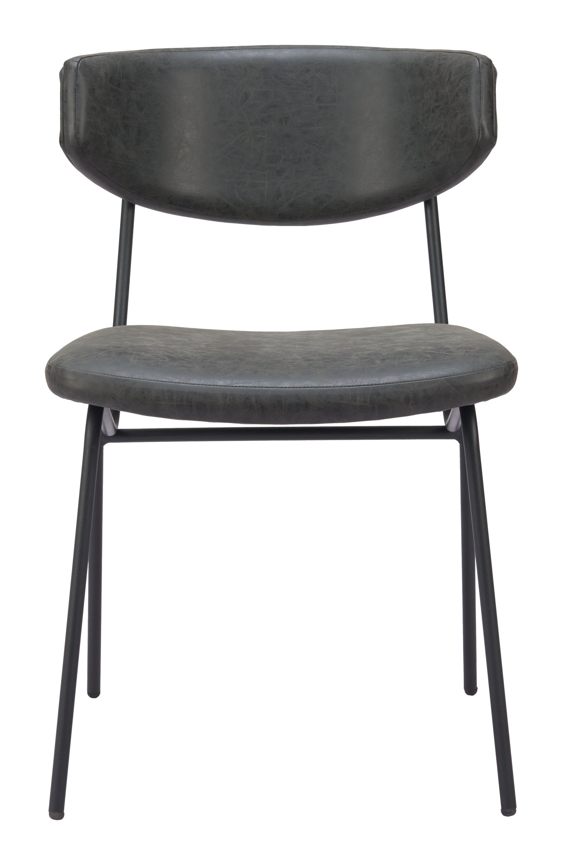 Charon Dining Chair (Set of 2) Vintage Black - Disselt Designs