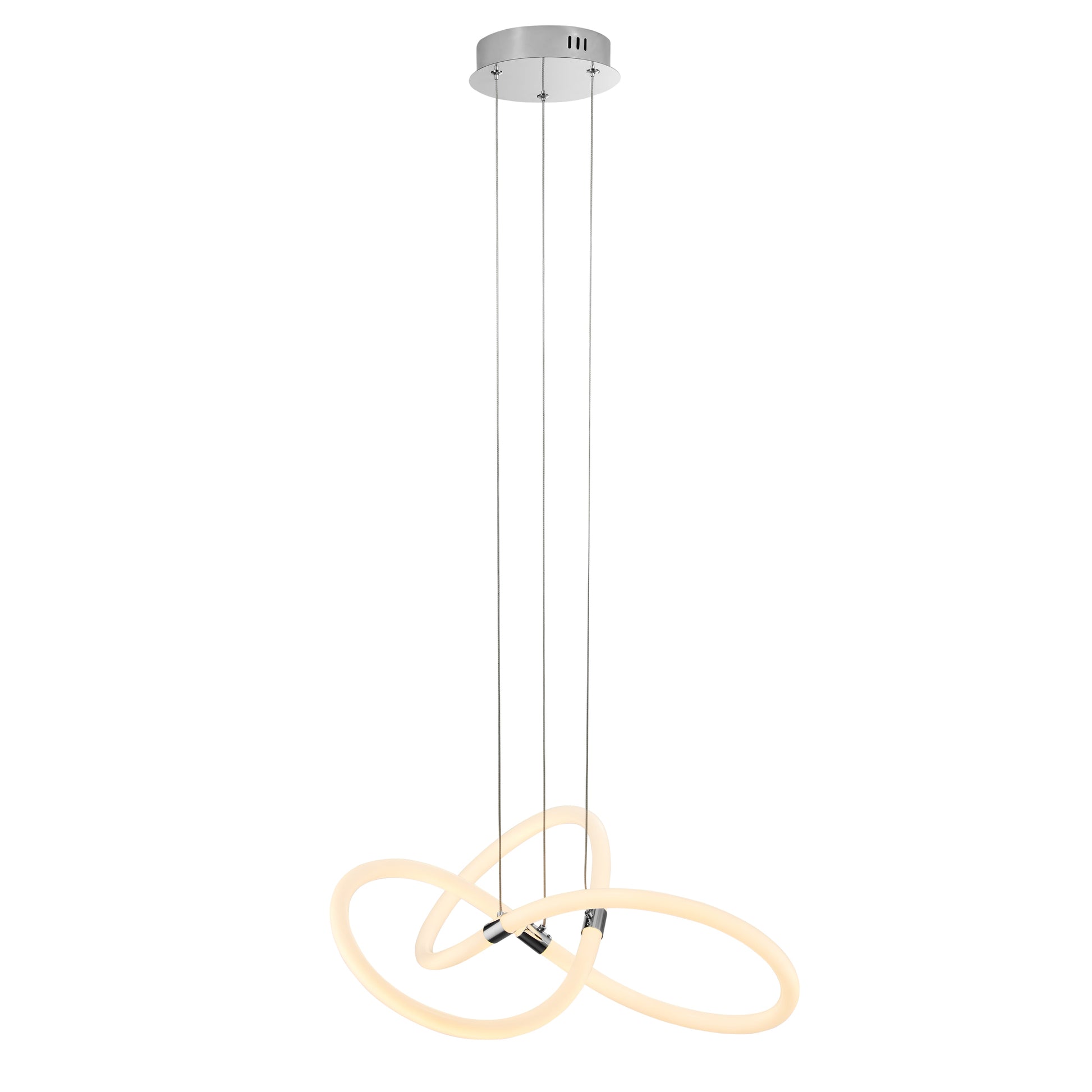 Daisy LED Adjustable Chandelier // Chrome - Disselt Designs