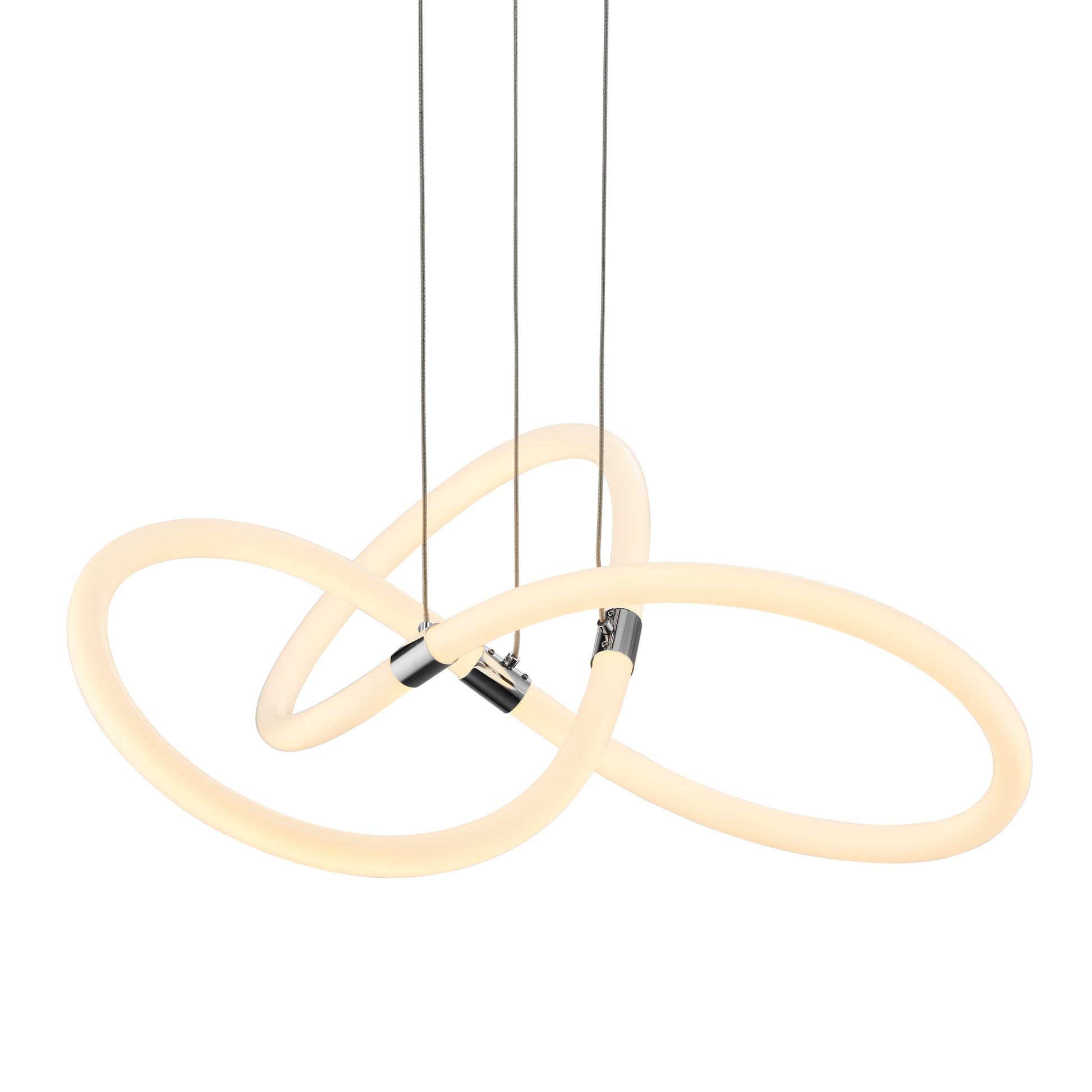 Daisy LED Adjustable Chandelier // Chrome - Disselt Designs