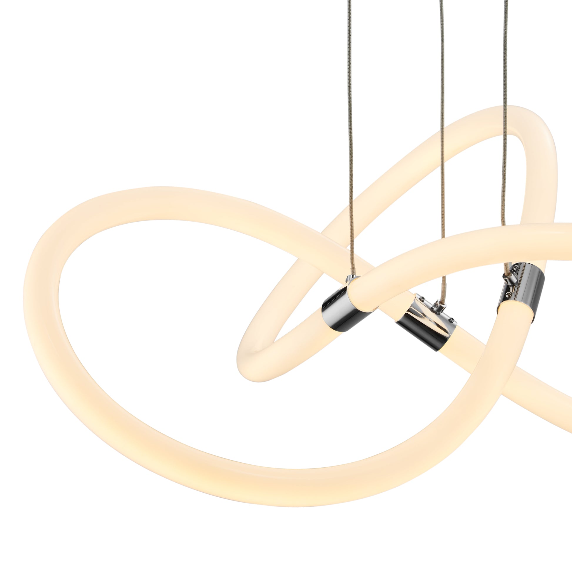 Daisy LED Adjustable Chandelier // Chrome - Disselt Designs