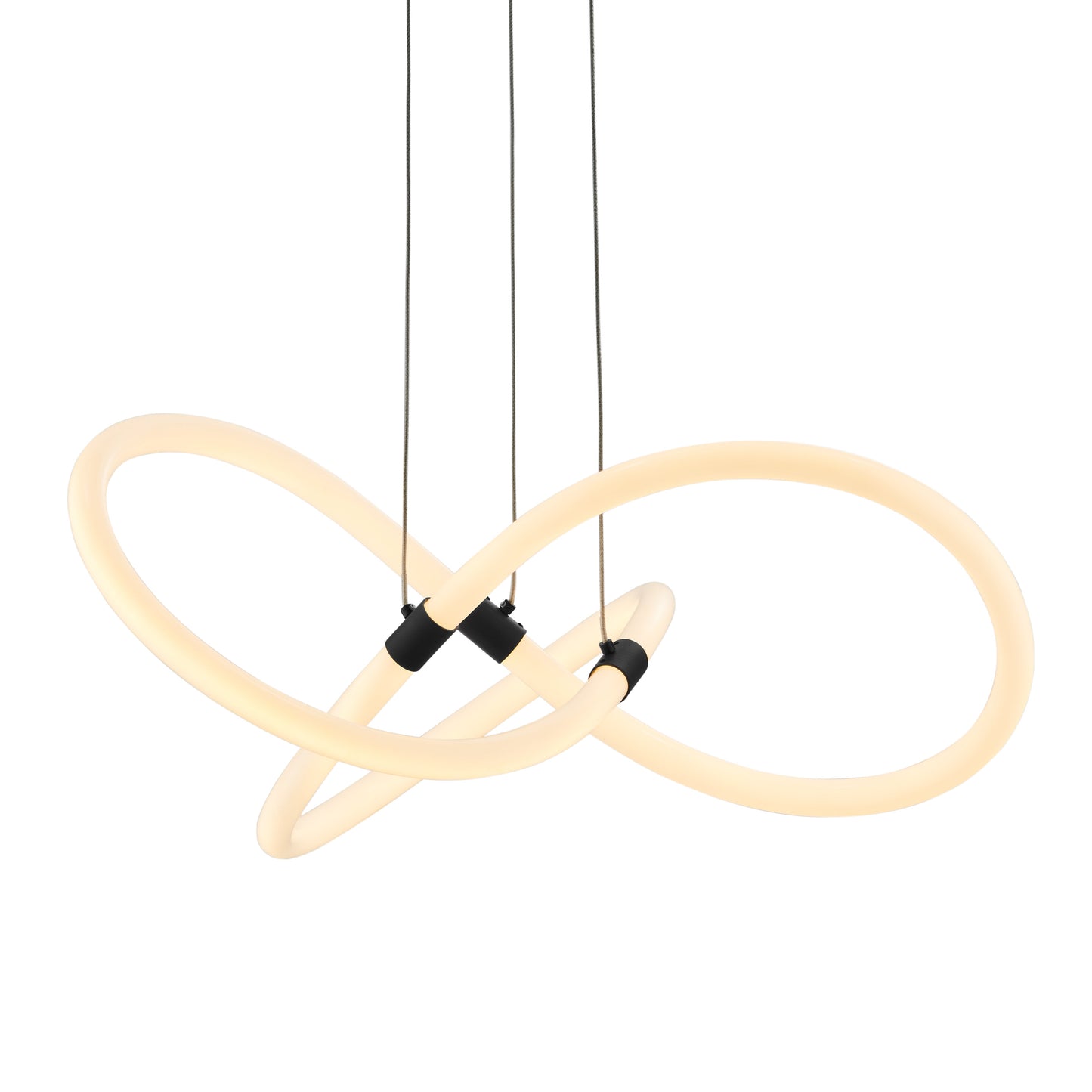 Daisy LED Adjustable Chandelier // Matte Black - Disselt Designs