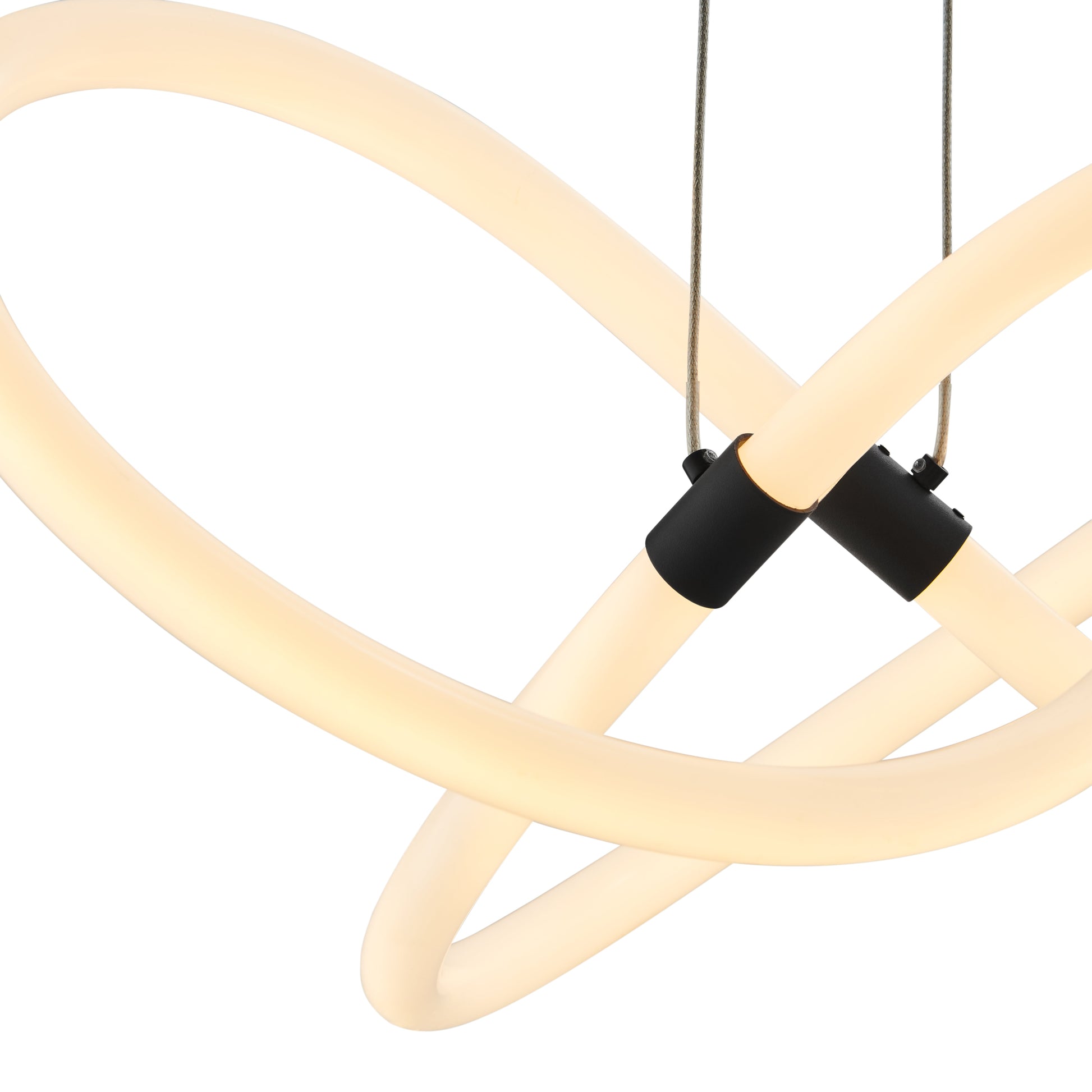 Daisy LED Adjustable Chandelier // Matte Black - Disselt Designs
