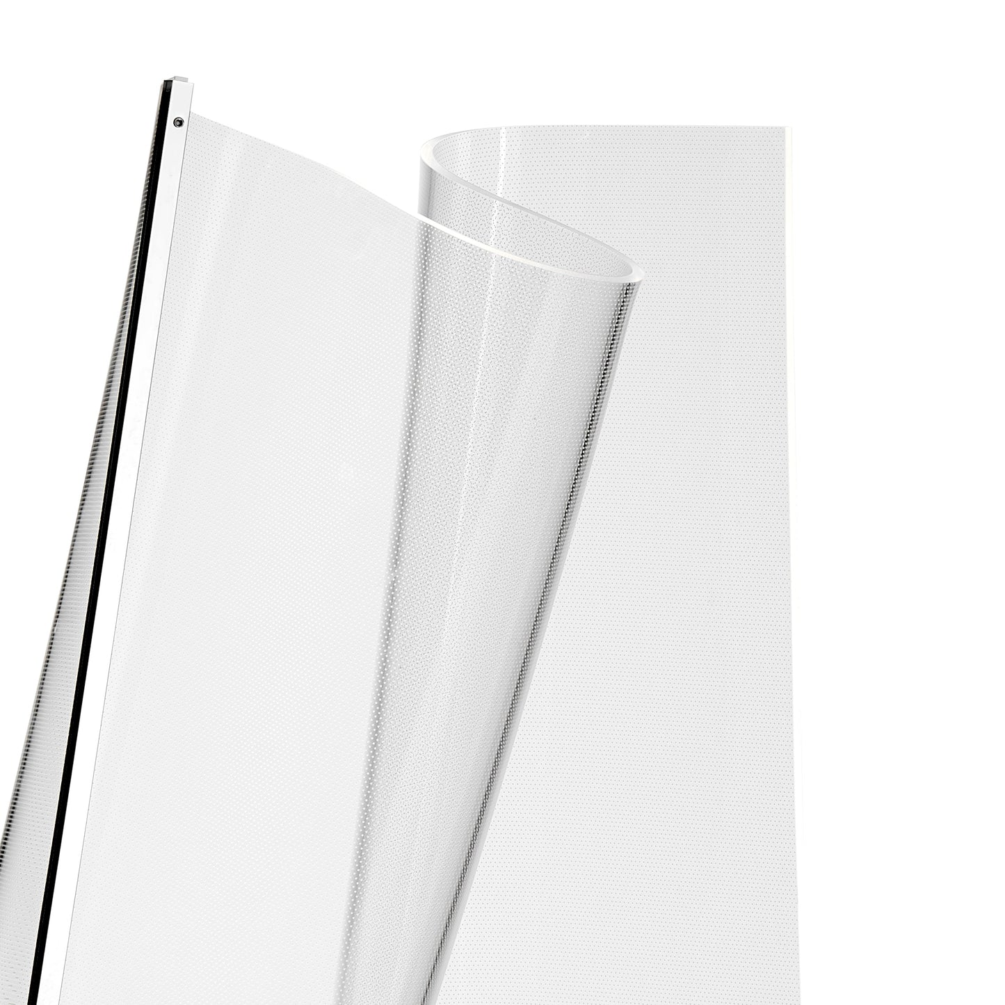 Acrylic Lace Floor Lamp // Chrome - Disselt Designs