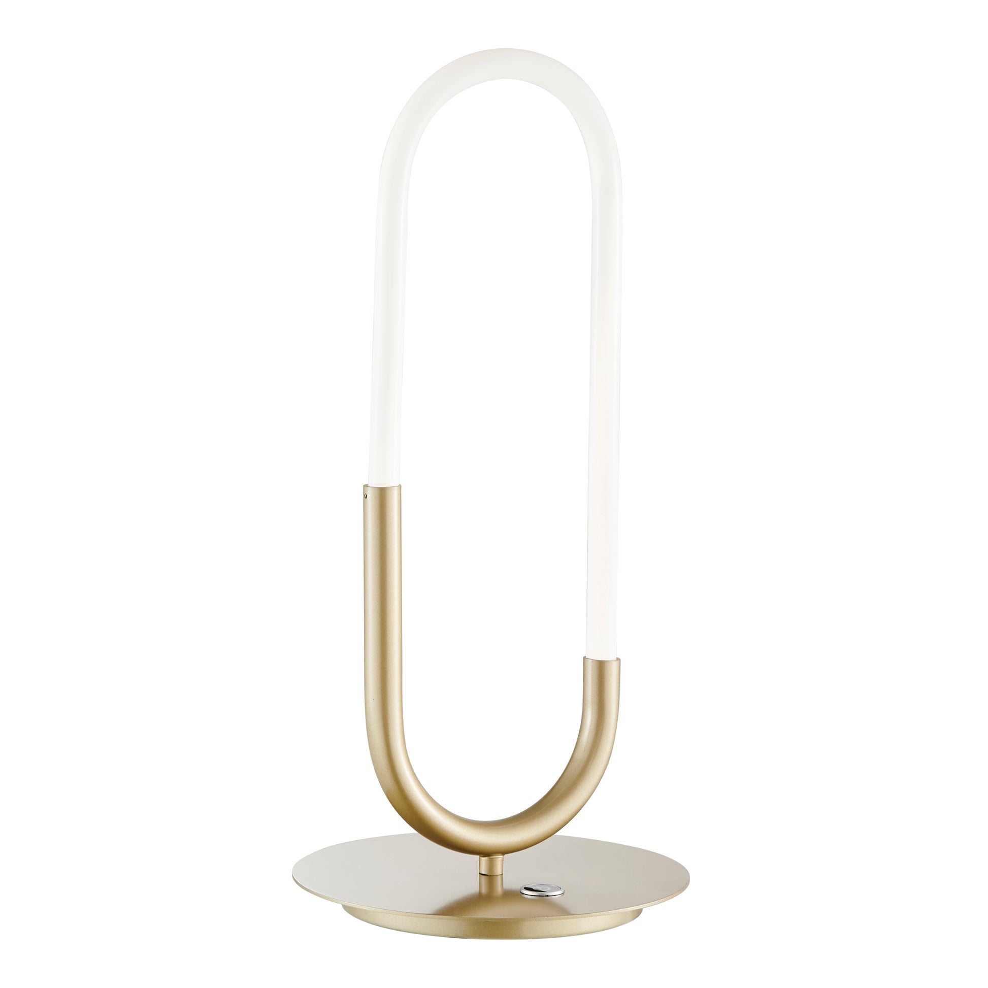 LED Single Clip Table Lamp // Sandy Gold - Disselt Designs